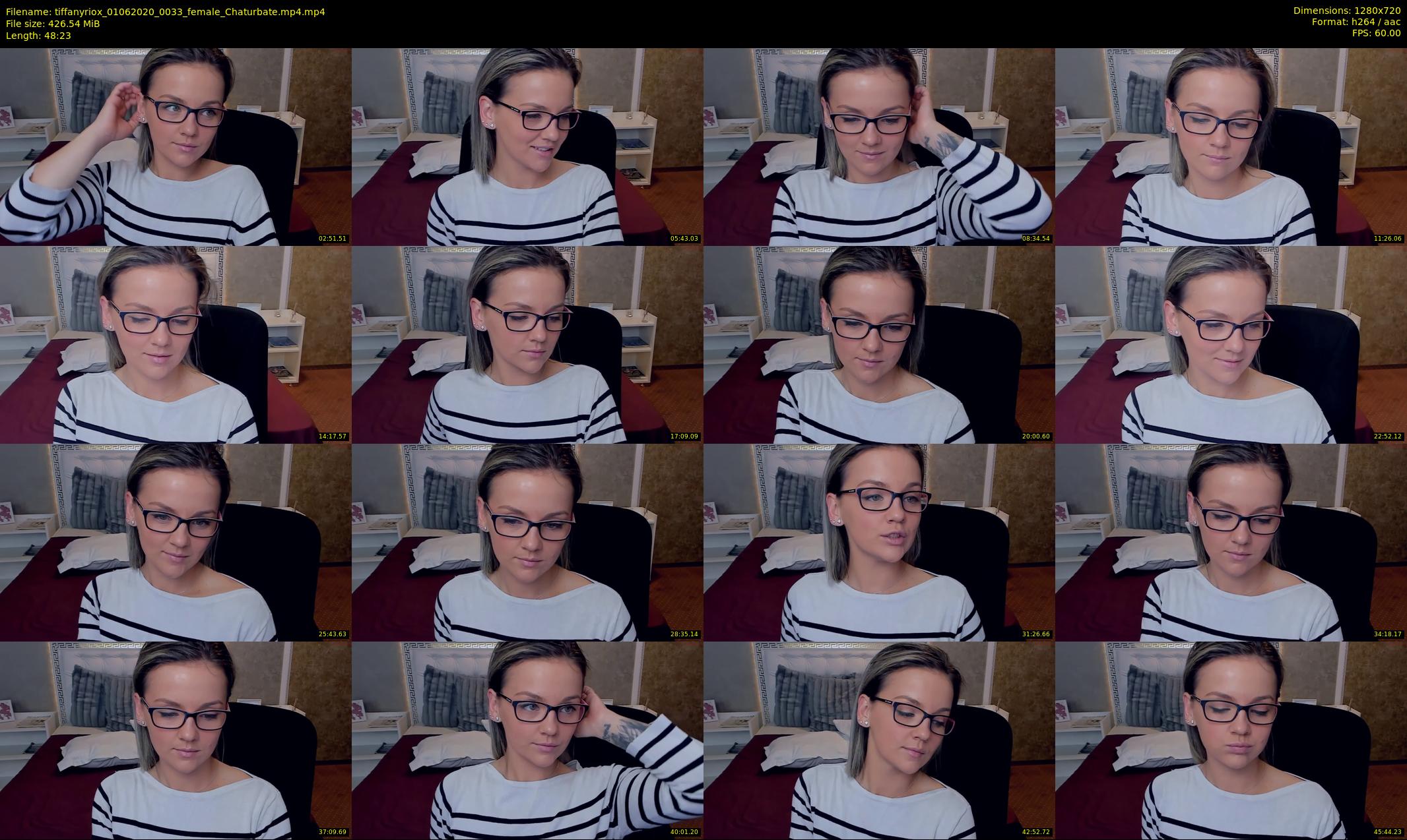 tiffanyriox — 49 minute Chaturbate female cam show recording, 720p, Jun 1, 2020