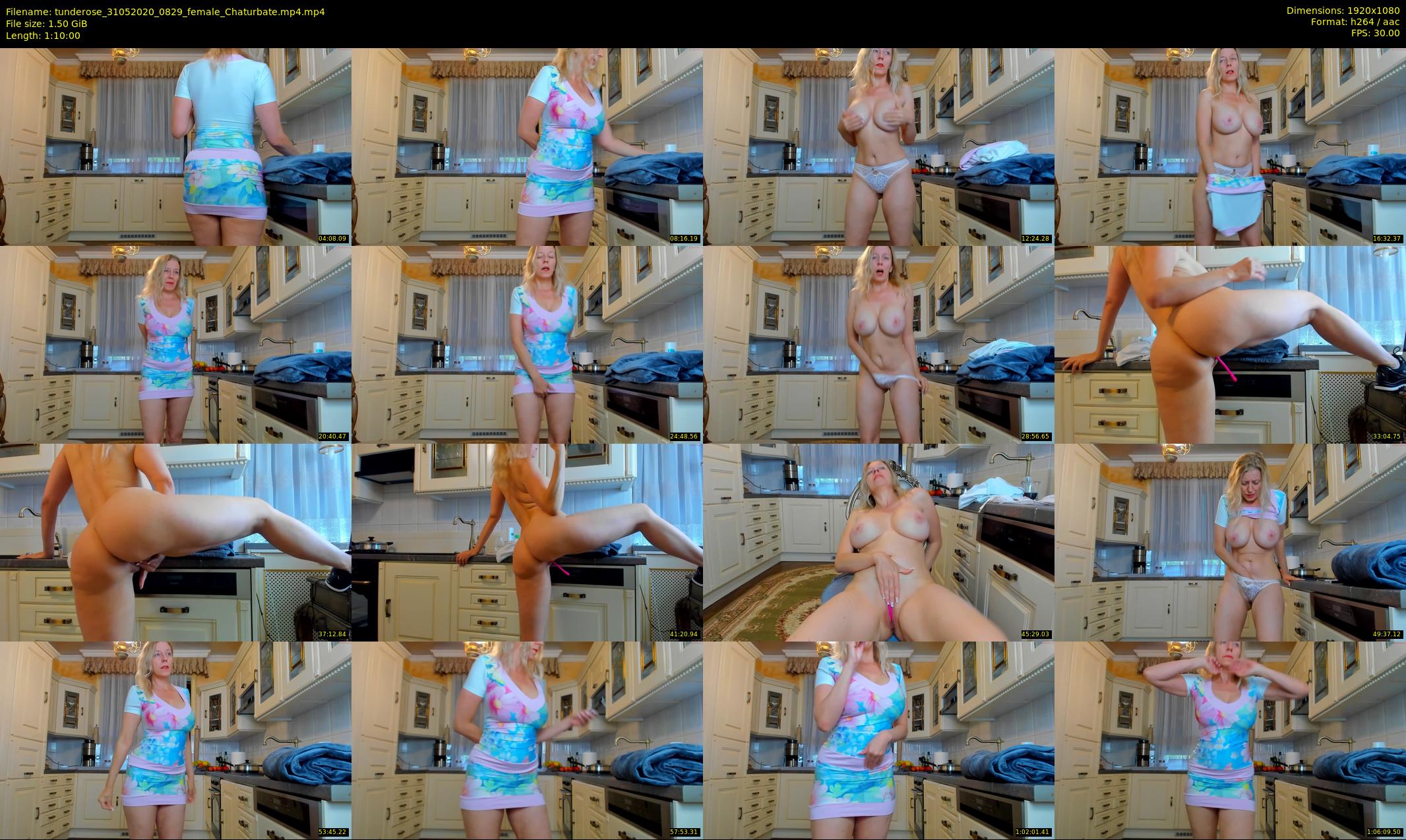 tunderose — 70 minute Chaturbate female cam show recording, 1080p, May 31, 2020