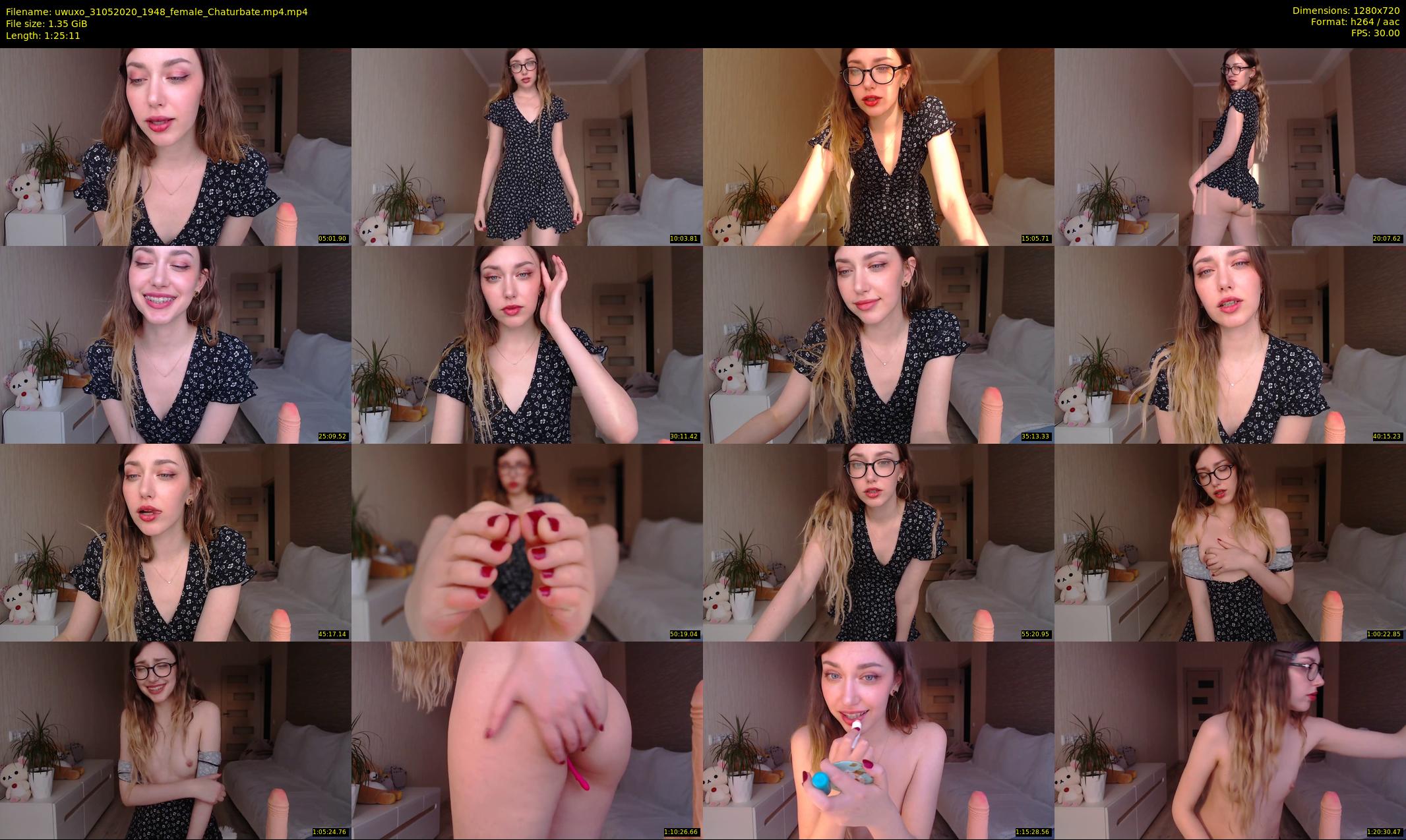 uwuxo — 86 minute Chaturbate female cam show recording, 720p, May 31, 2020