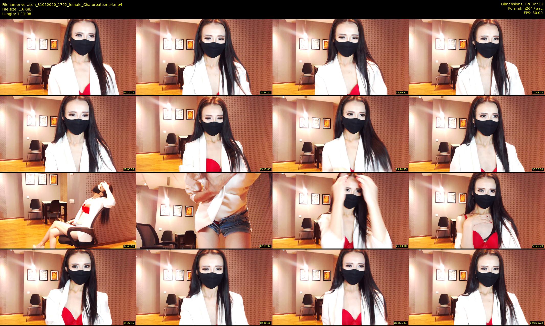 verasun — 72 minute Chaturbate female cam show recording, 720p, May 31, 2020