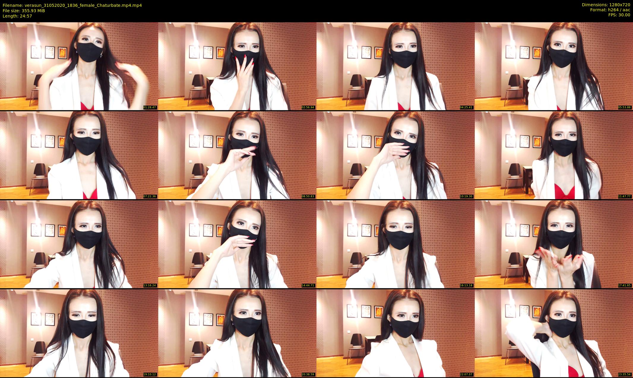 verasun — 25 minute Chaturbate female cam show recording, 720p, May 31, 2020