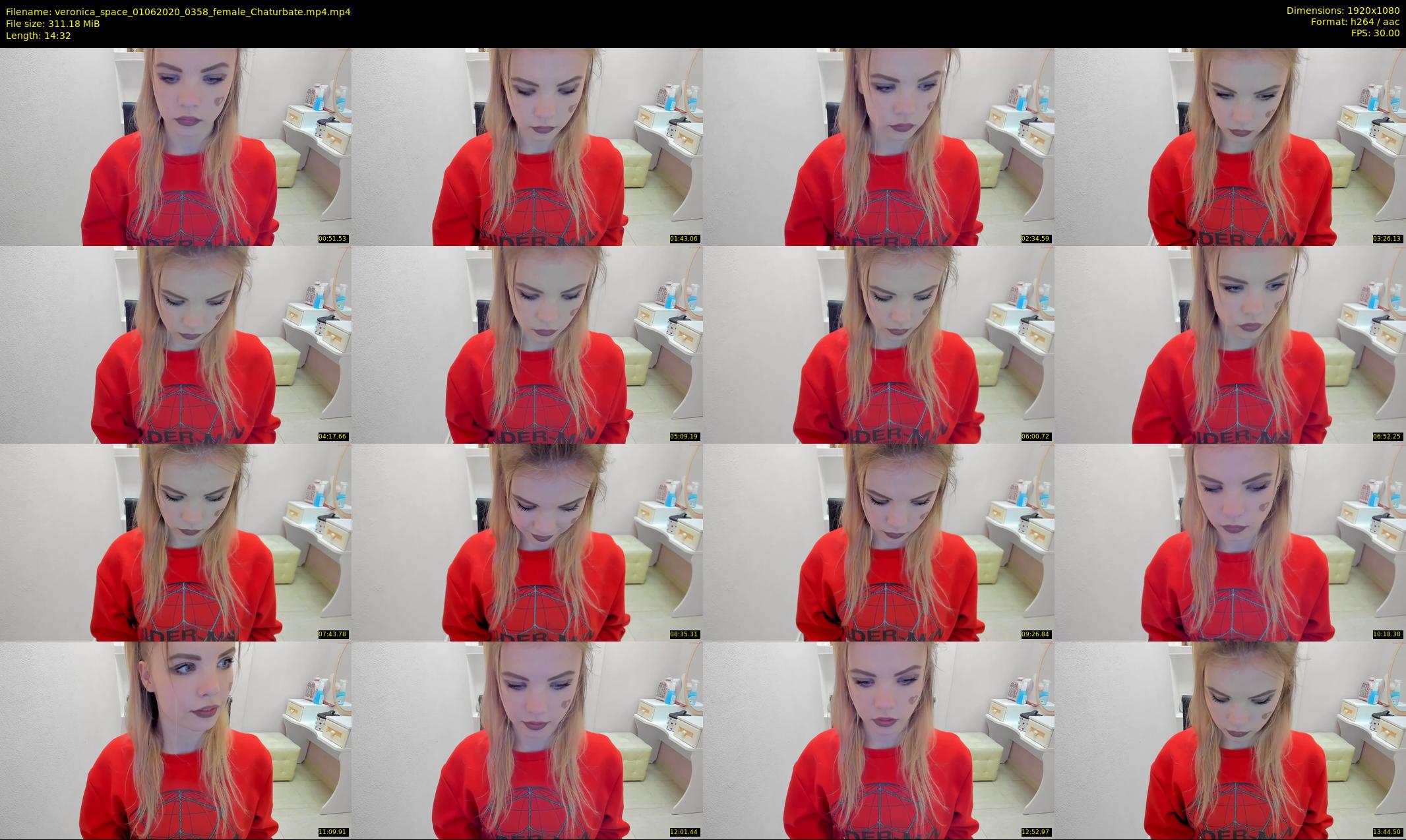 veronica_space — 15 minute Chaturbate female cam show recording, 1080p, Jun 1, 2020