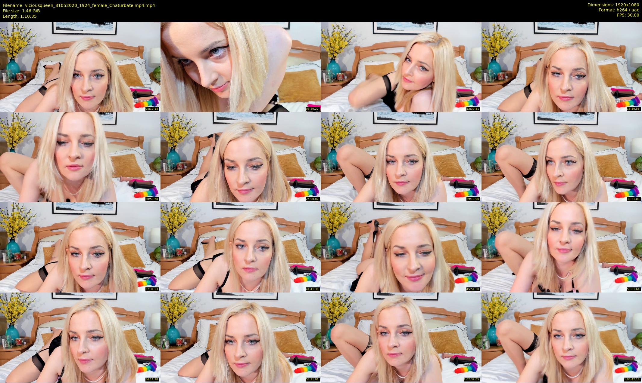 viciousqueen — 71 minute Chaturbate female cam show recording, 1080p, May 31, 2020