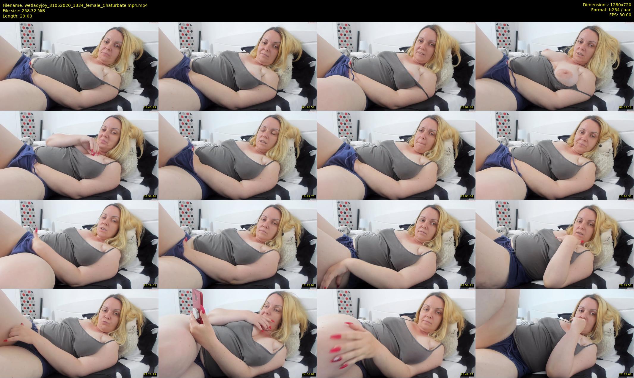wetladyjoy — 30 minute Chaturbate female cam show recording, 720p, May 31, 2020