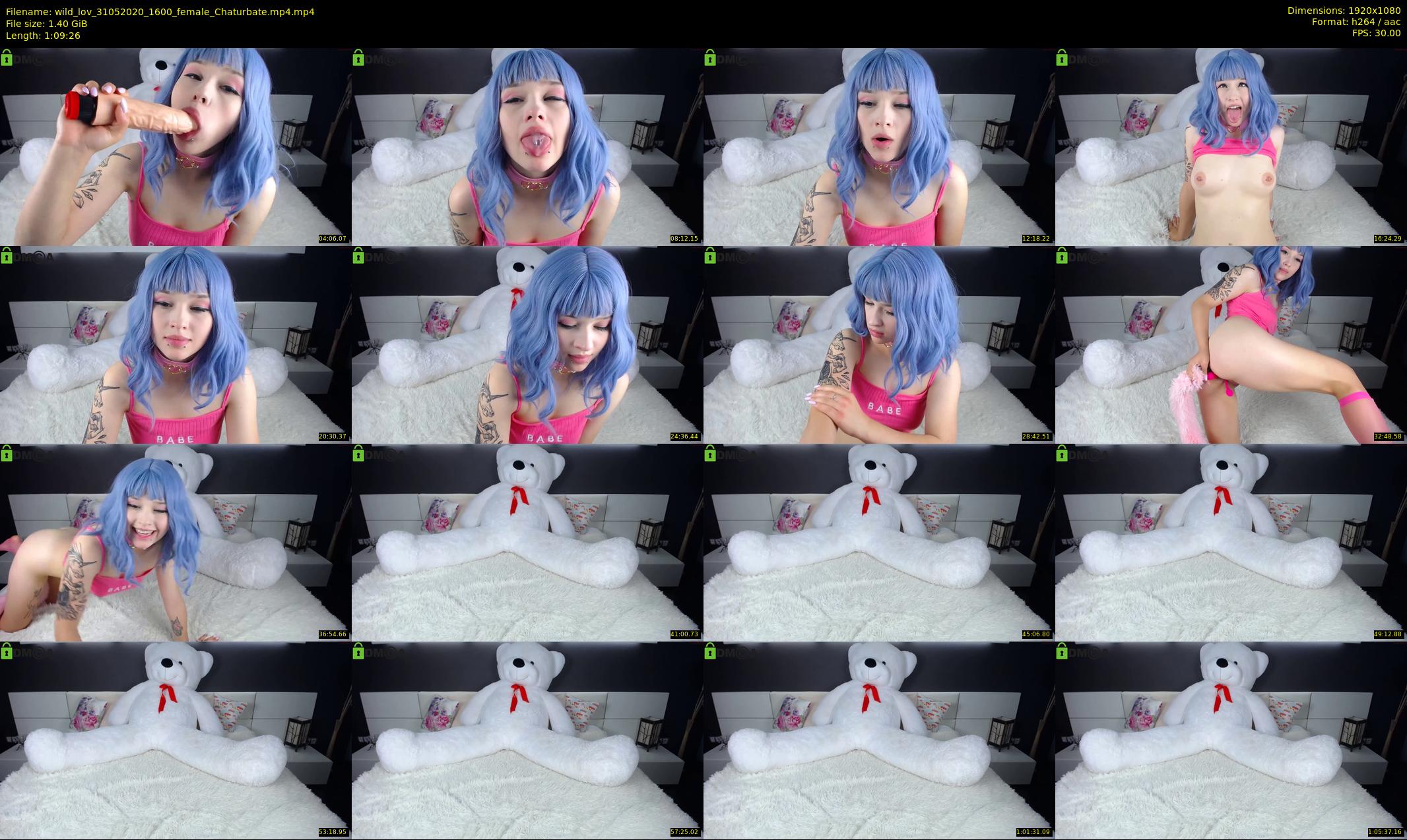 wild_lov — 70 minute Chaturbate female cam show recording, 1080p, May 31, 2020