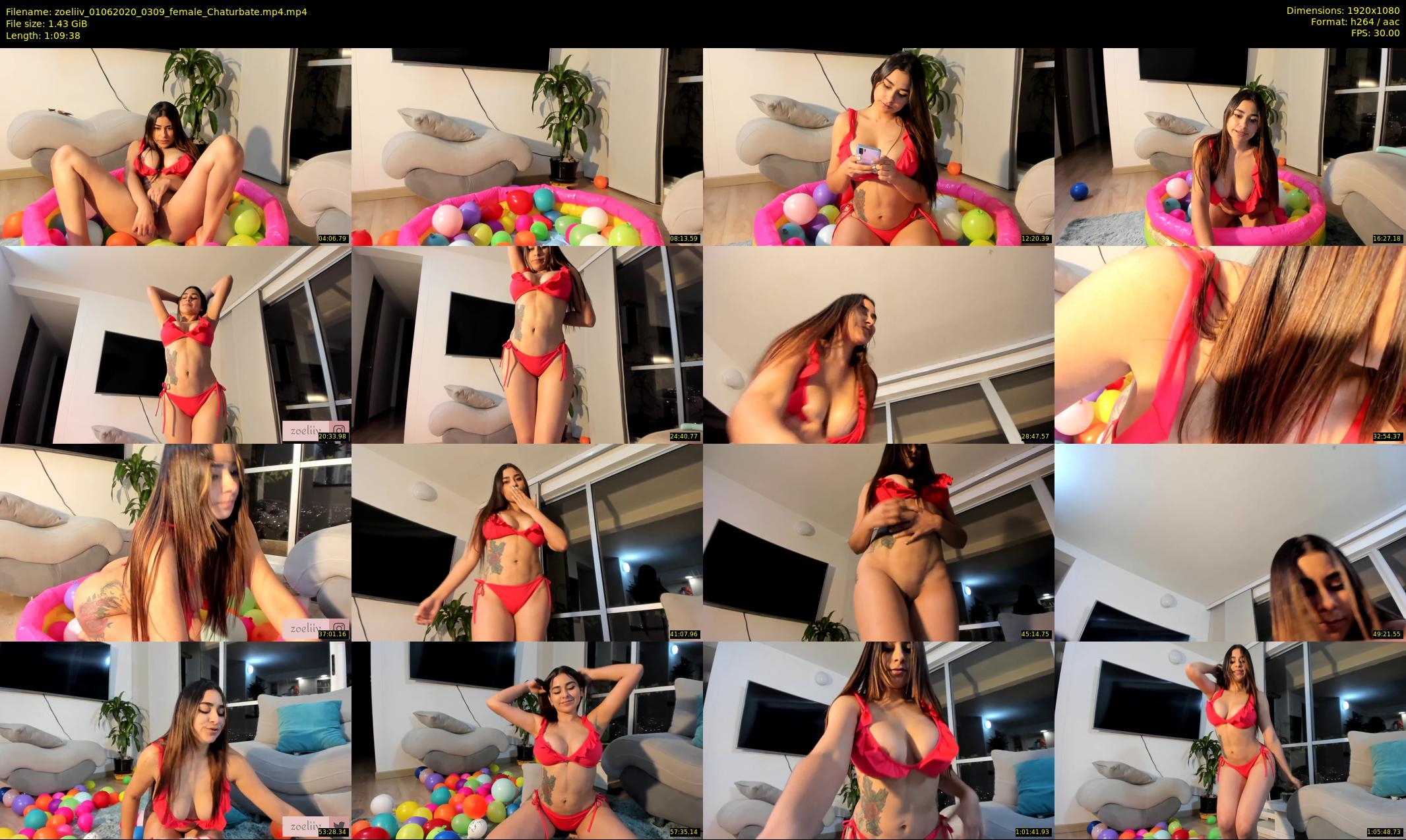 zoeliiv — 70 minute Chaturbate female cam show recording, 1080p, Jun 1, 2020