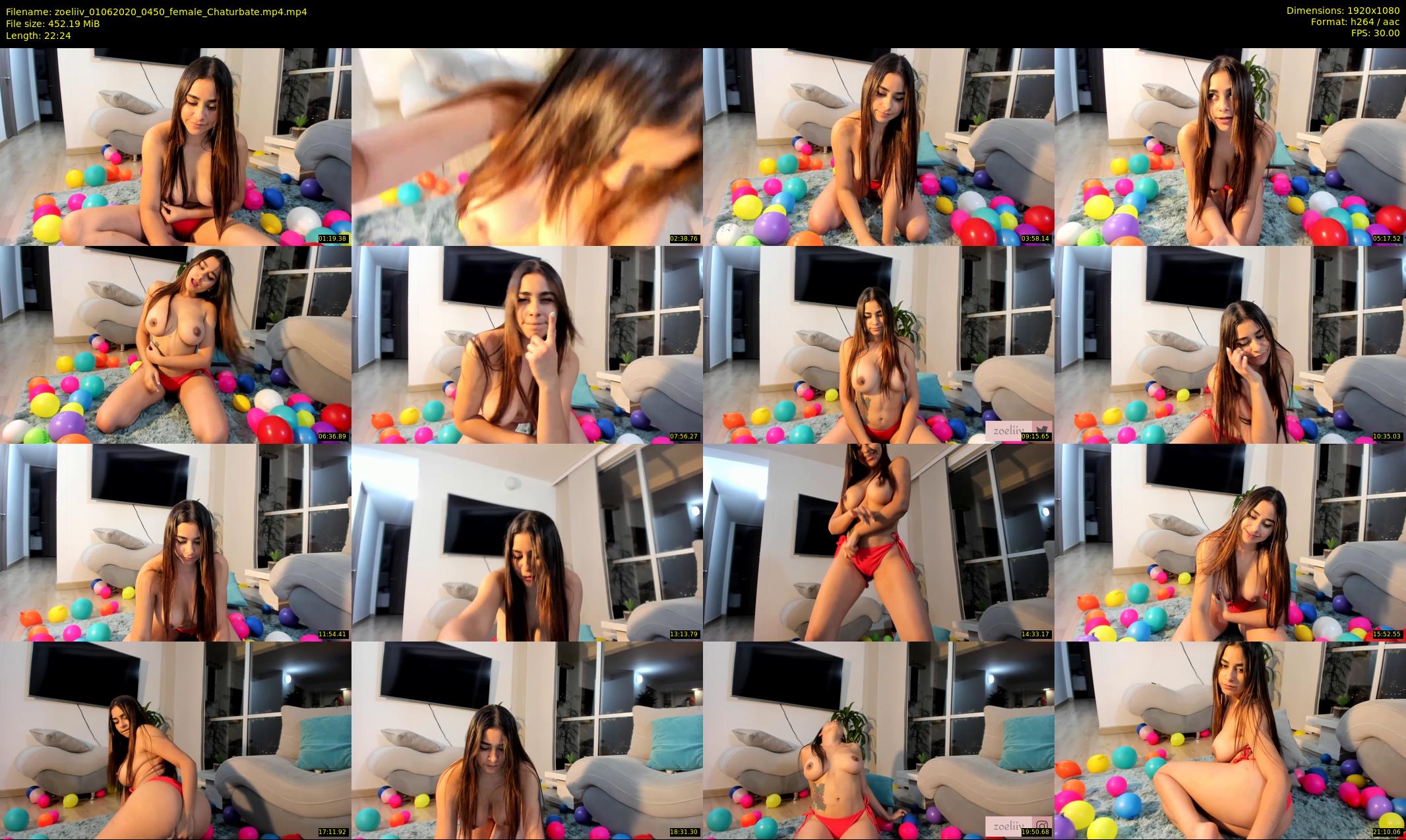 zoeliiv — 23 minute Chaturbate female cam show recording, 1080p, Jun 1, 2020