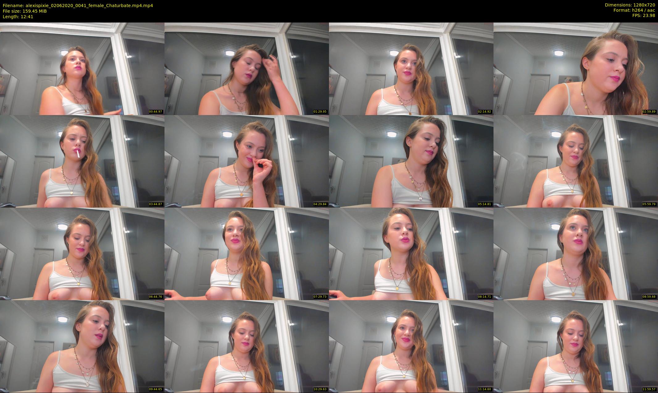 alexispixie — 13 minute Chaturbate female cam show recording, 720p, Jun 2, 2020