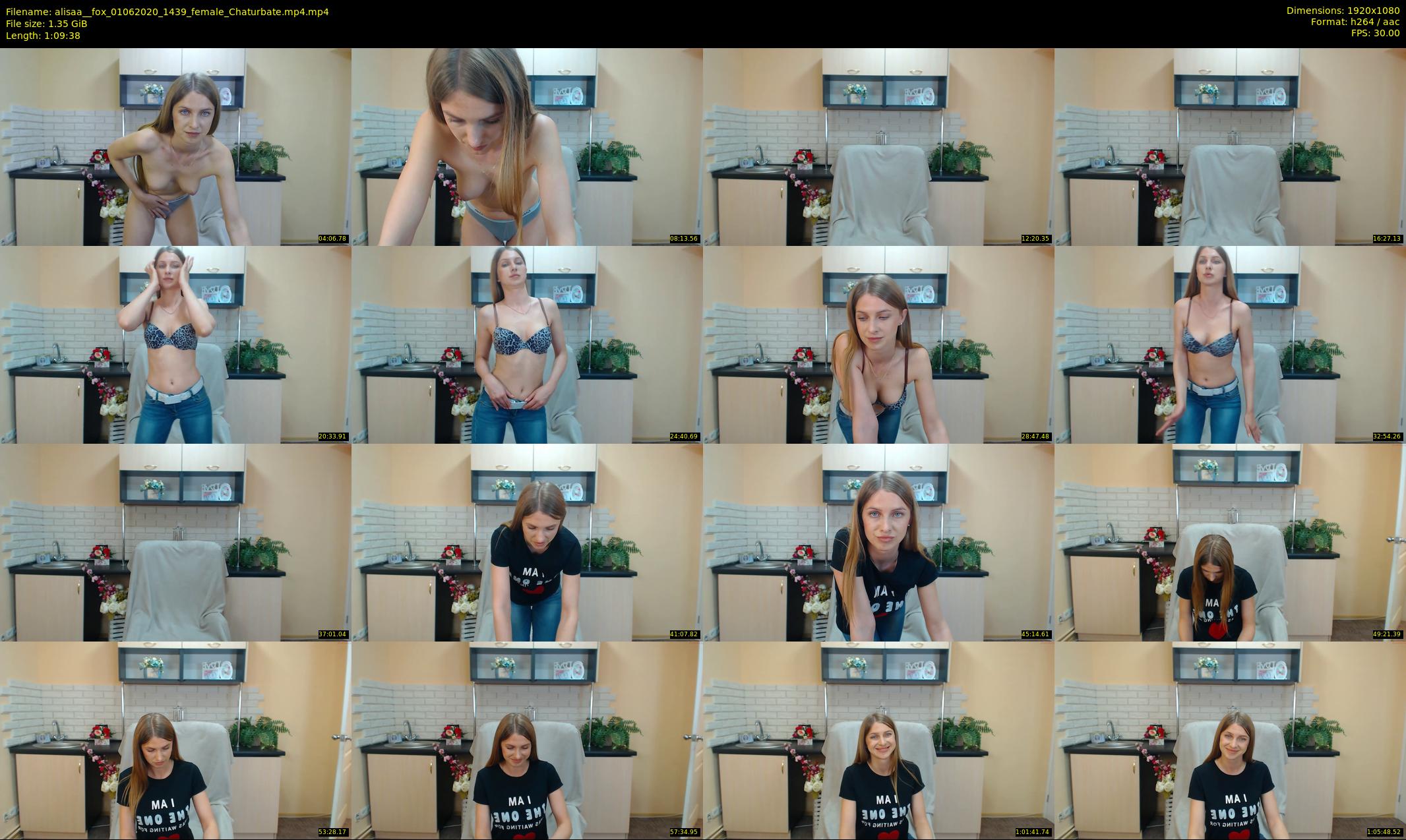 alisaa__fox — 70 minute Chaturbate female cam show recording, 1080p, Jun 1, 2020