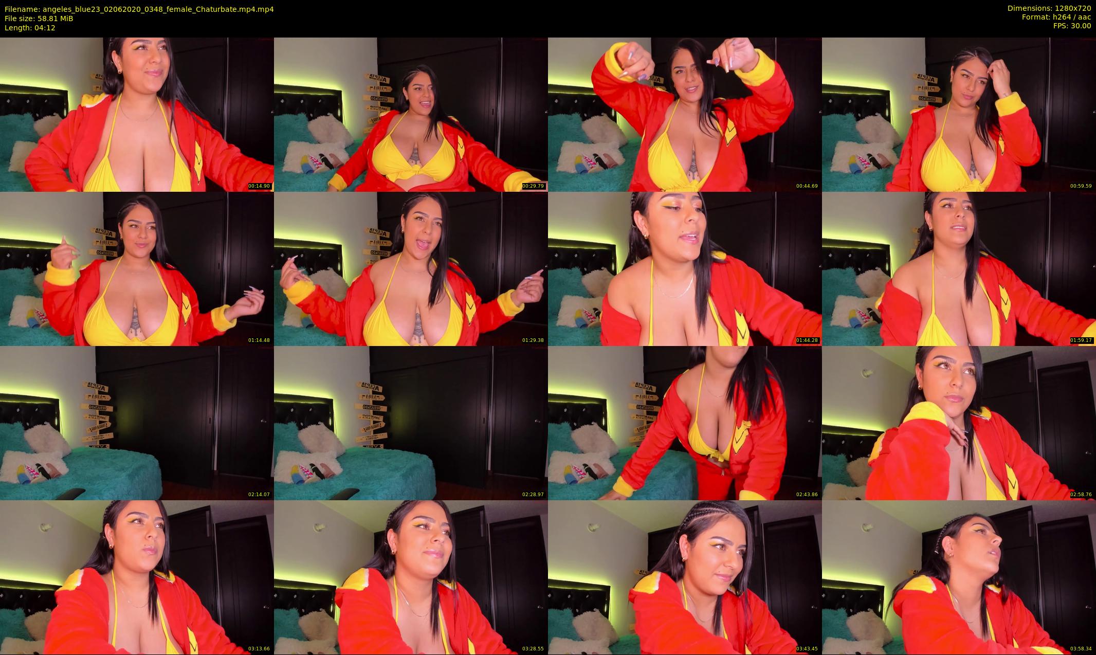 angeles_blue23 — 5 minute Chaturbate female cam show recording, 720p, Jun 2, 2020