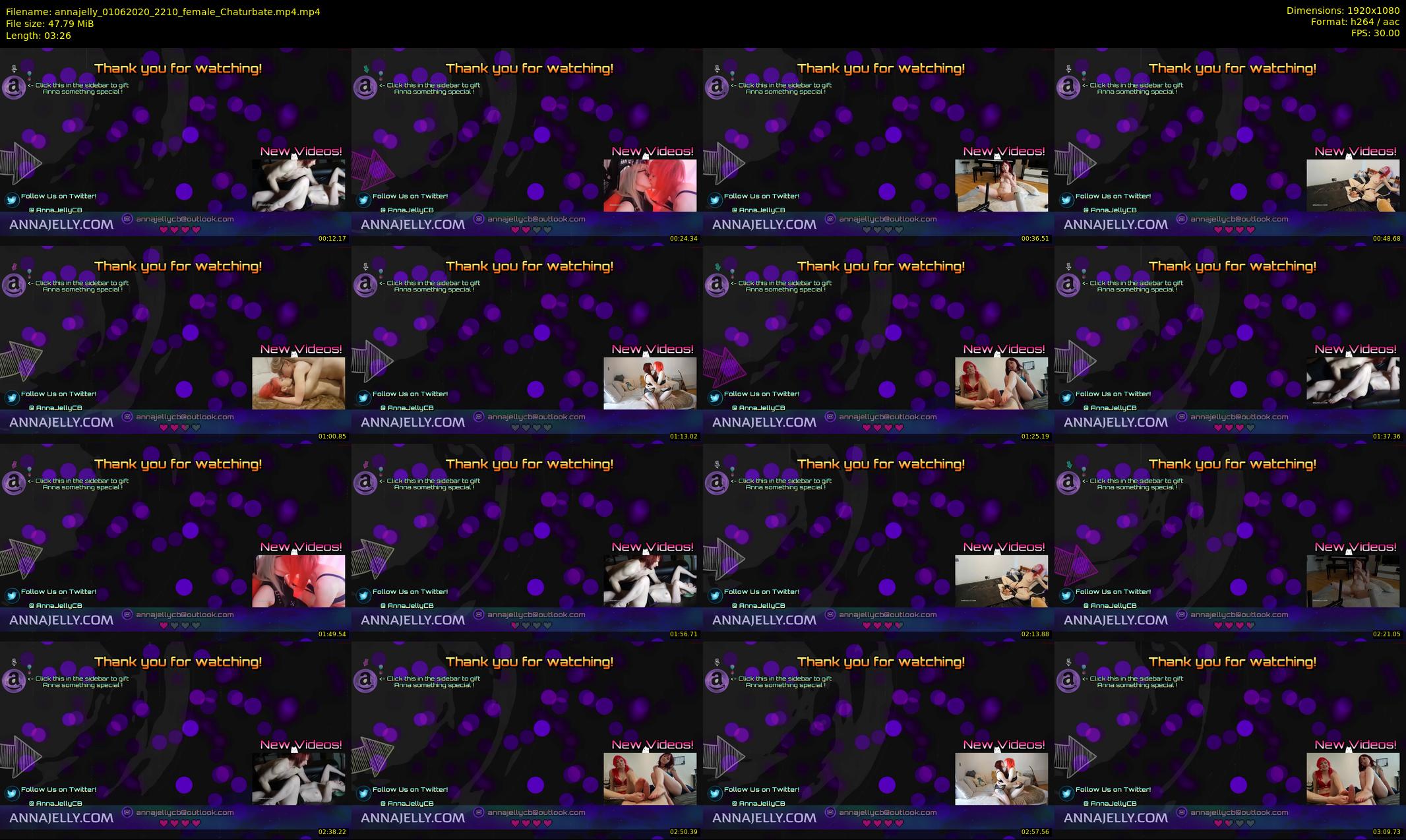 annajelly — 4 minute Chaturbate couple cam show recording, 1080p, Jun 1, 2020