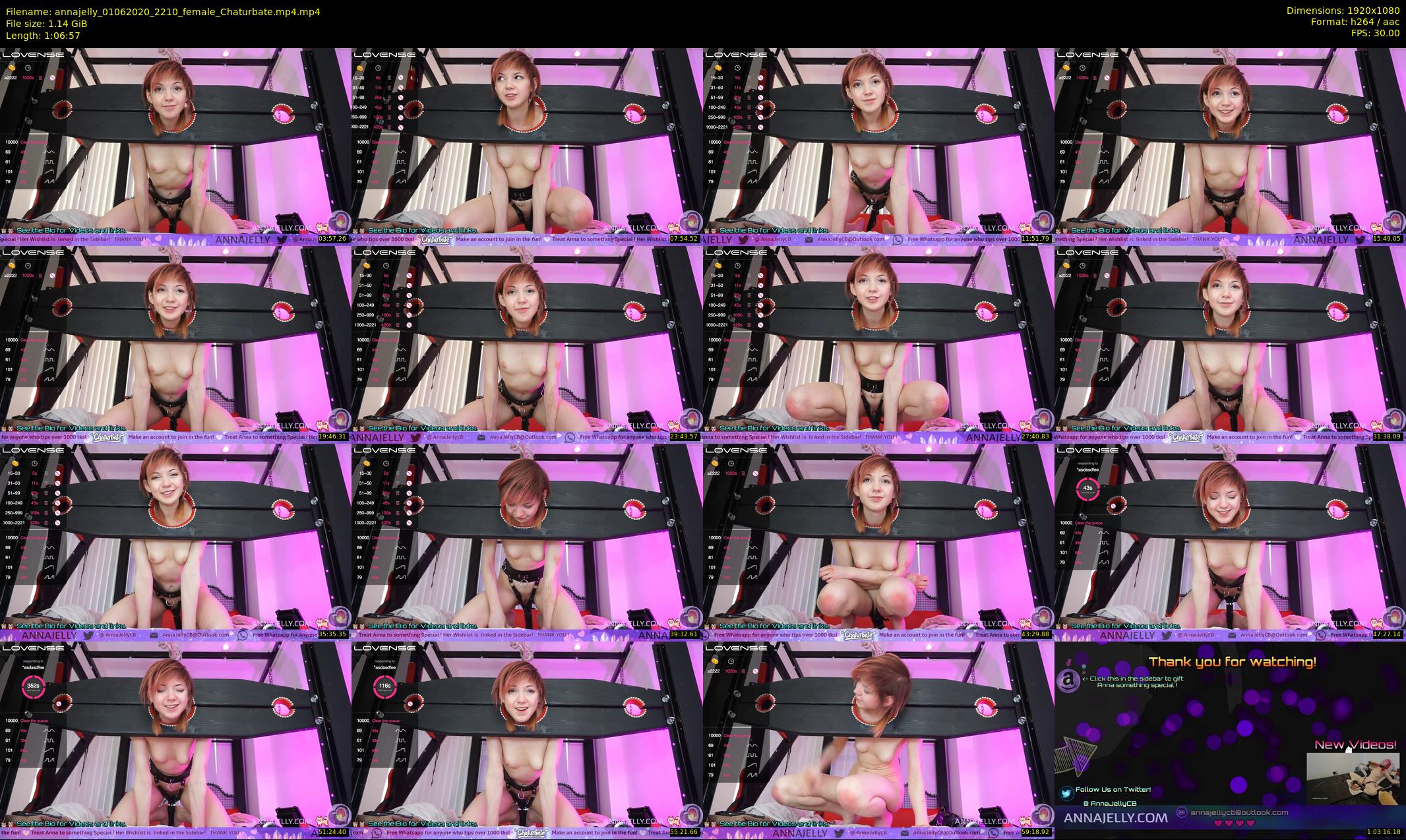annajelly — 67 minute Chaturbate couple cam show recording, 1080p, Jun 1, 2020