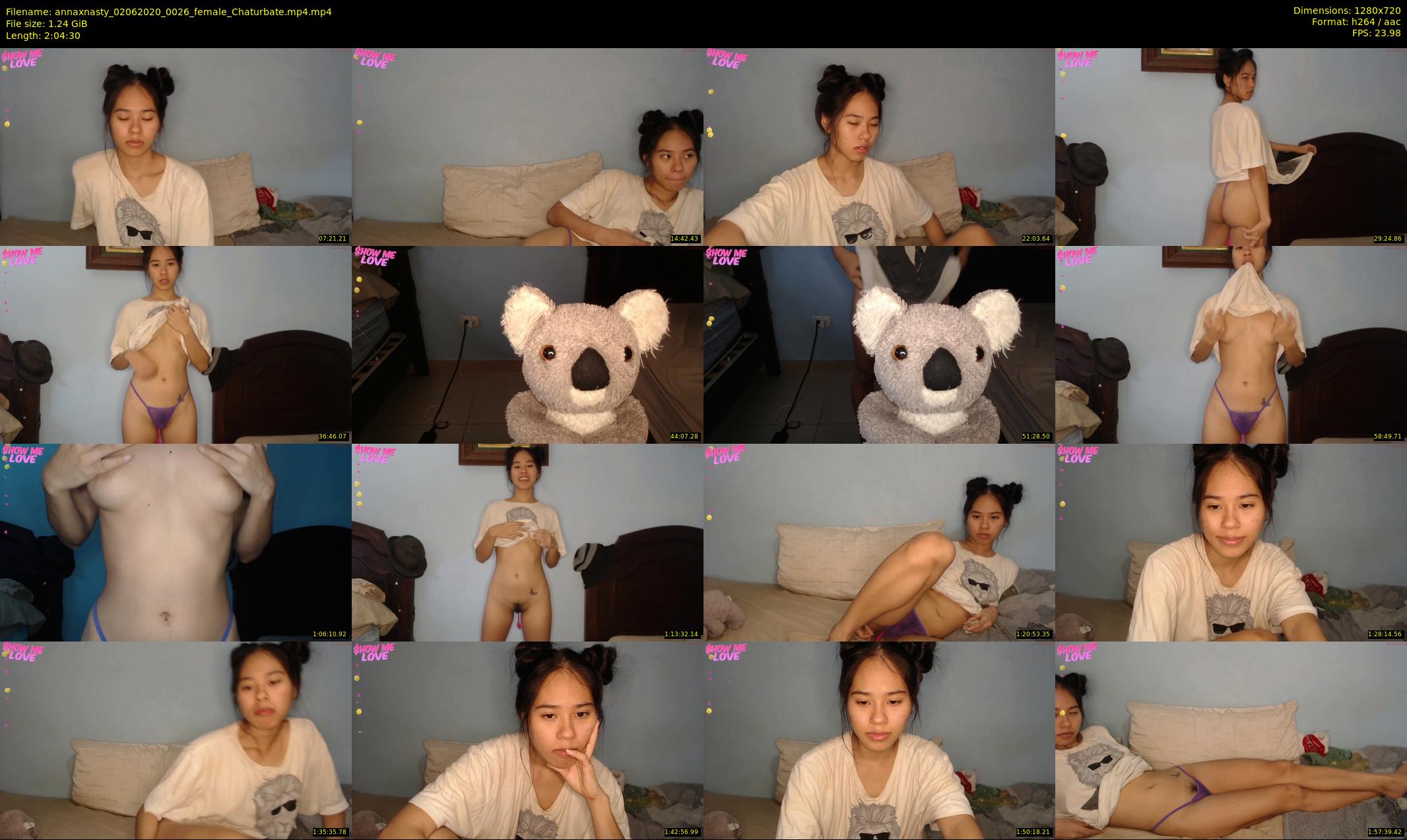 annaxnasty — 125 minute Chaturbate female cam show recording, 720p, Jun 2, 2020