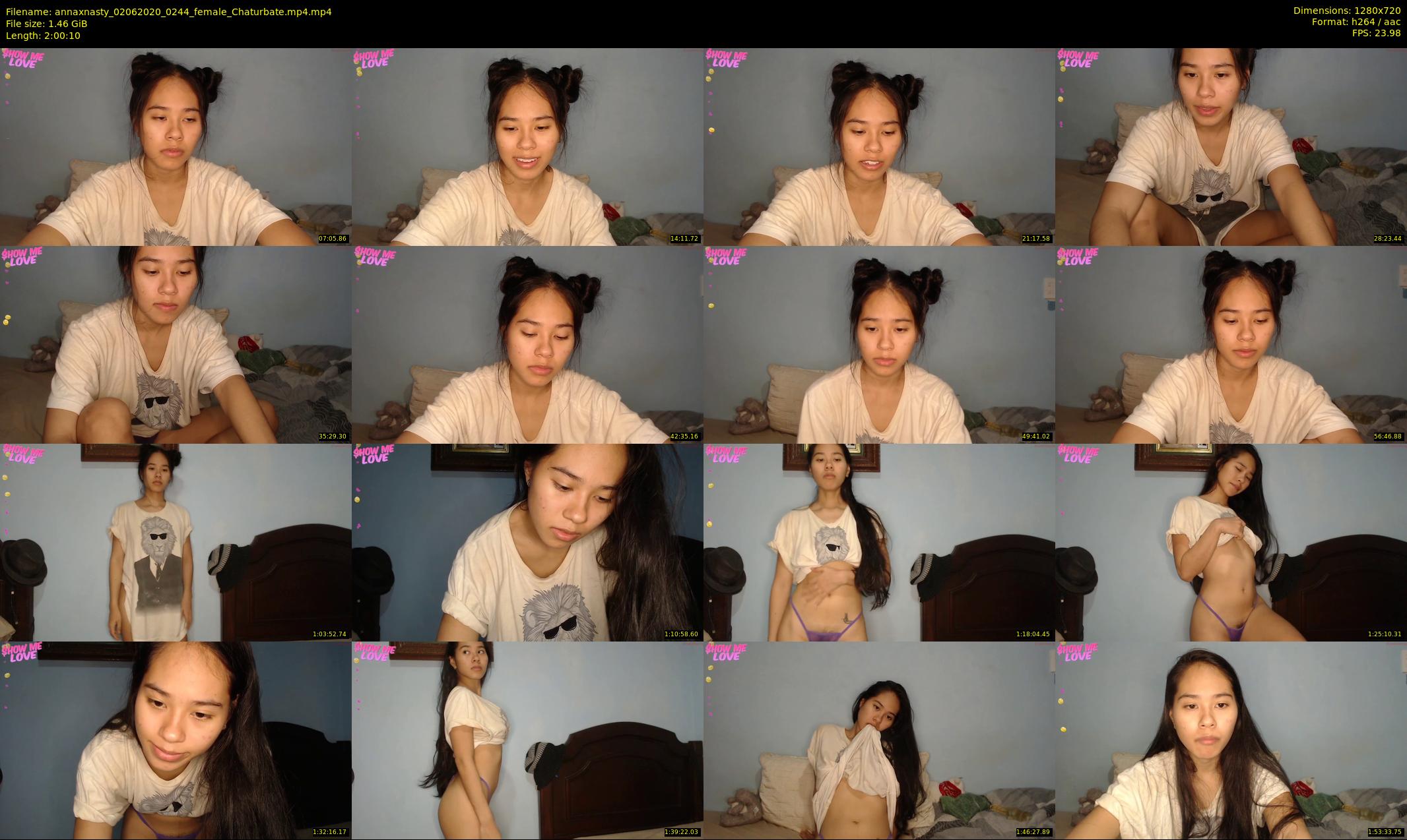 annaxnasty — 121 minute Chaturbate female cam show recording, 720p, Jun 2, 2020