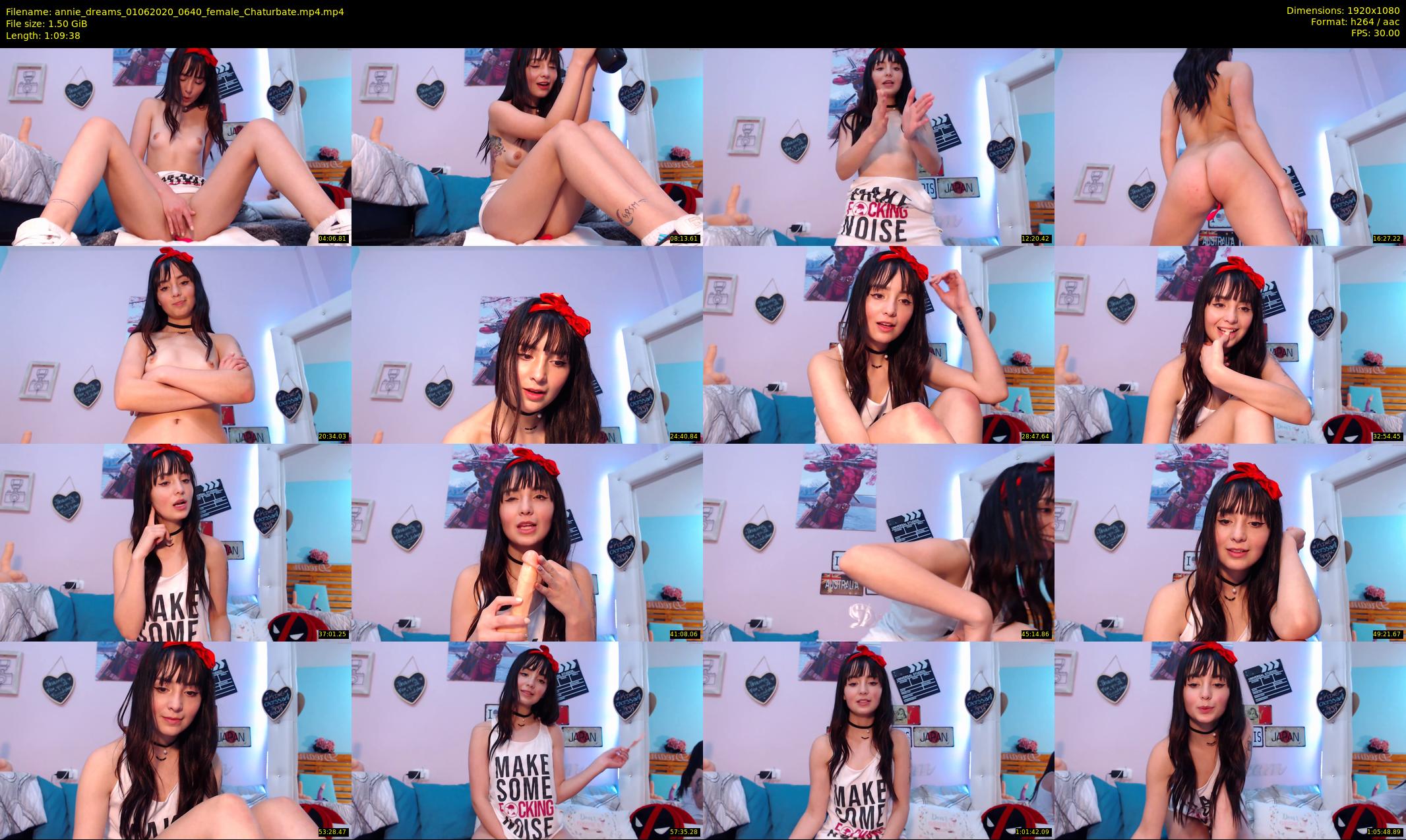 annie_dreams — 70 minute Chaturbate female cam show recording, 1080p, Jun 1, 2020