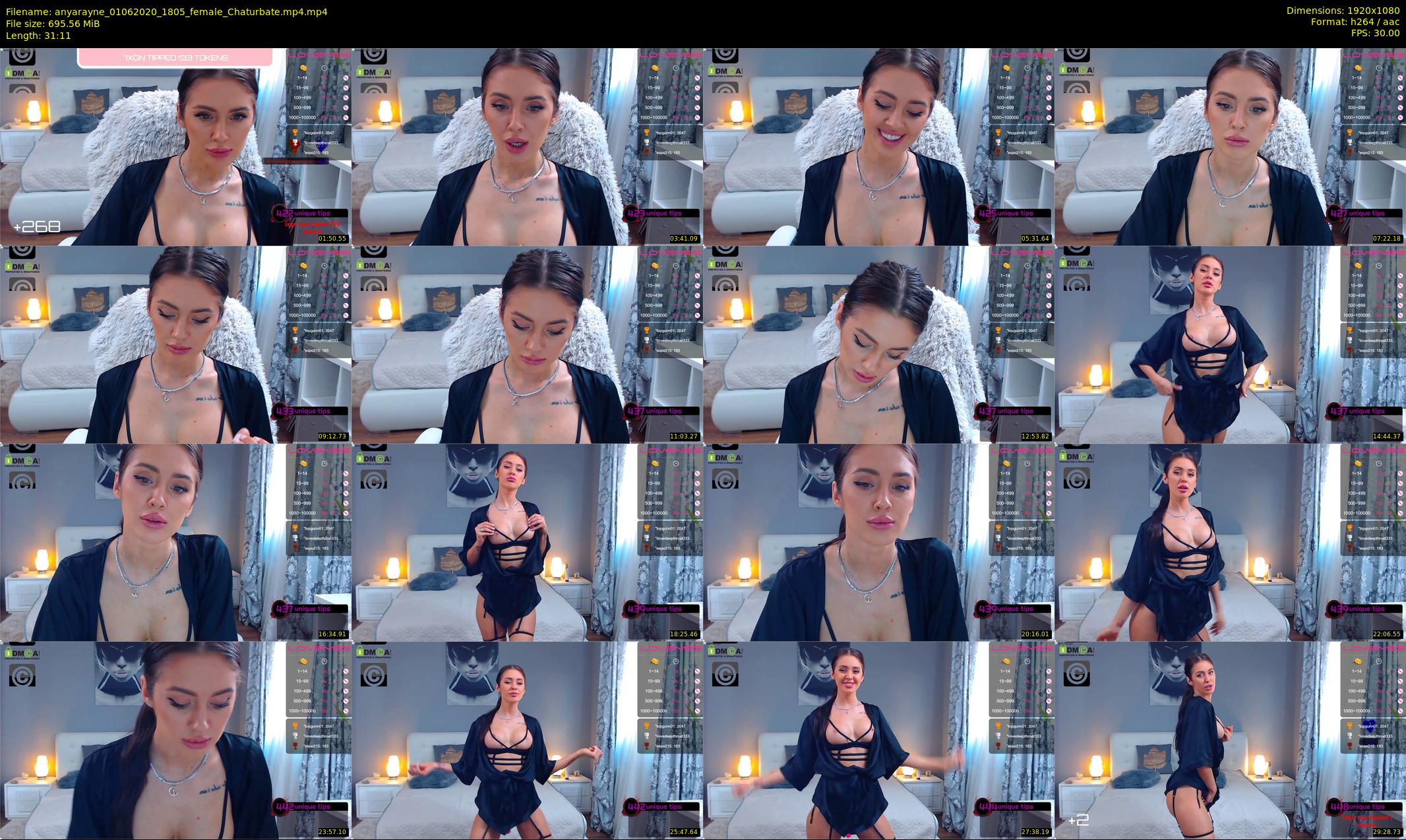 anyarayne — 32 minute Chaturbate female cam show recording, 1080p, Jun 1, 2020