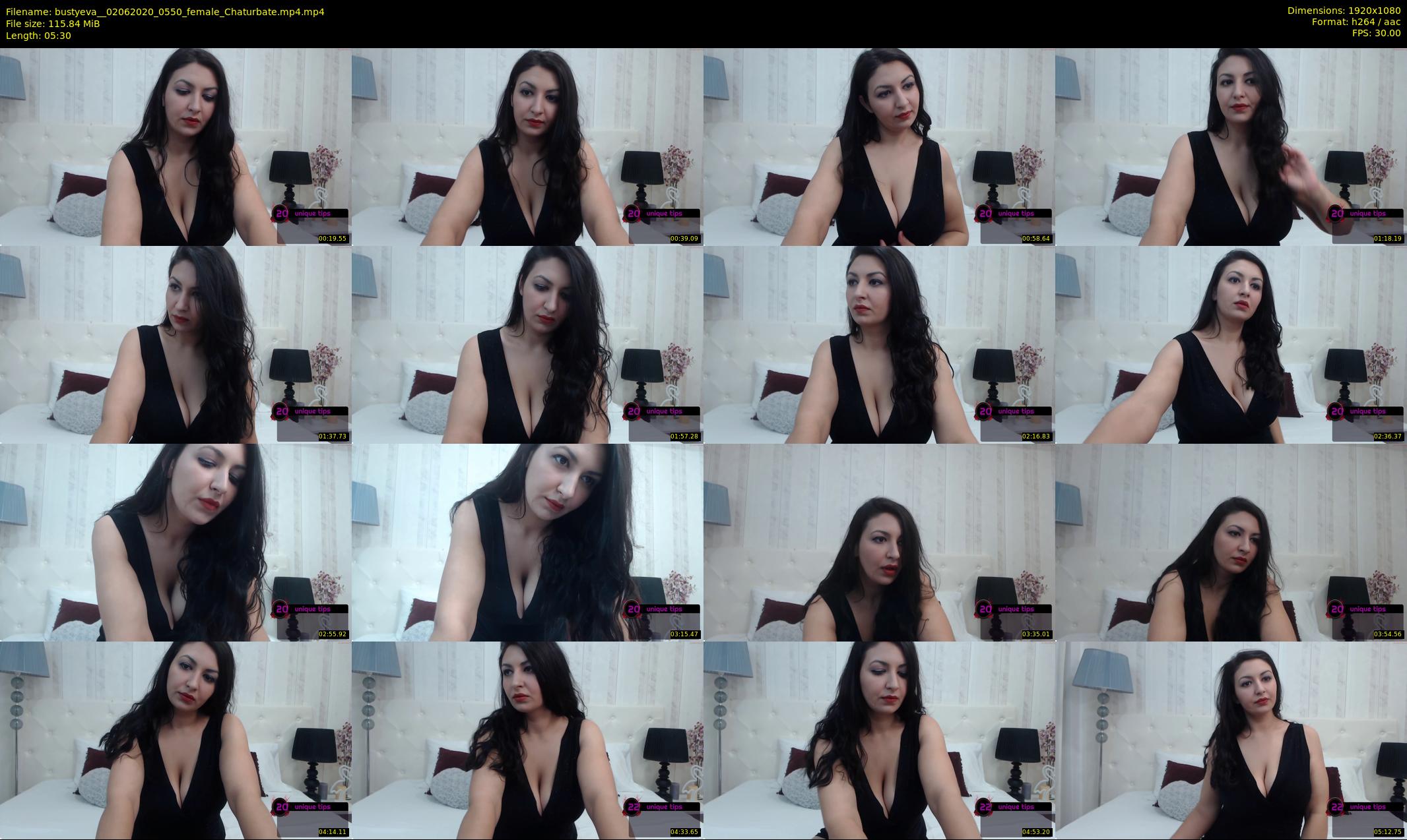 bustyeva_ — 6 minute Chaturbate female cam show recording, 1080p, Jun 2, 2020