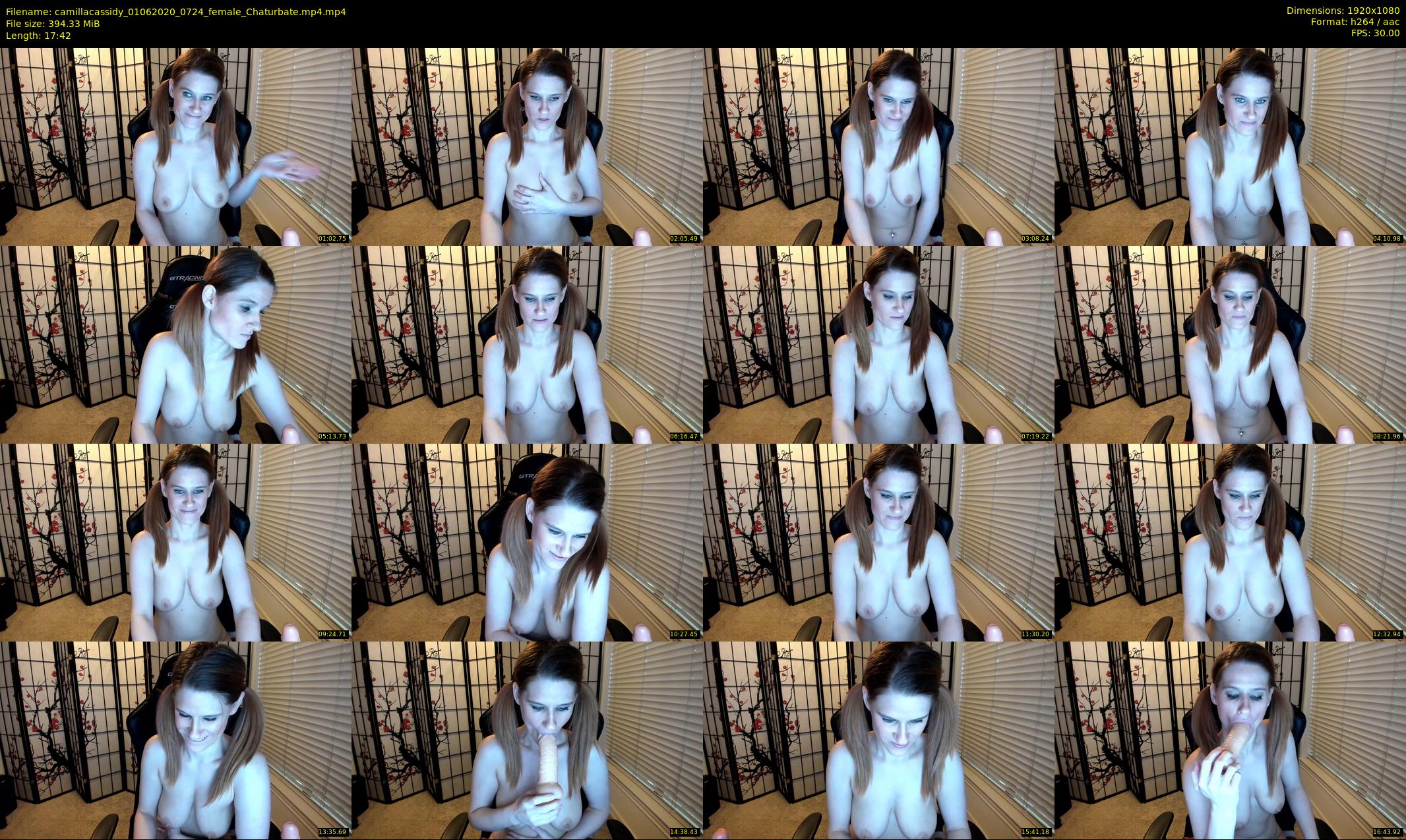 camillacassidy — 18 minute Chaturbate female cam show recording, 1080p, Jun 1, 2020