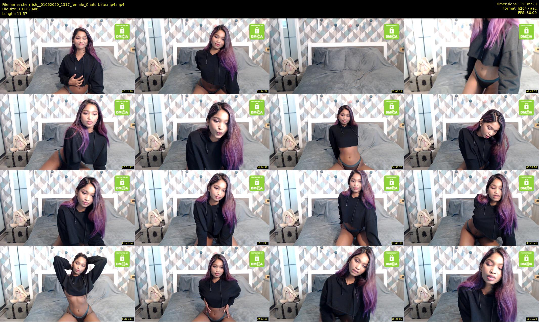 cherrrish_ — 12 minute Chaturbate female cam show recording, 720p, Jun 1, 2020