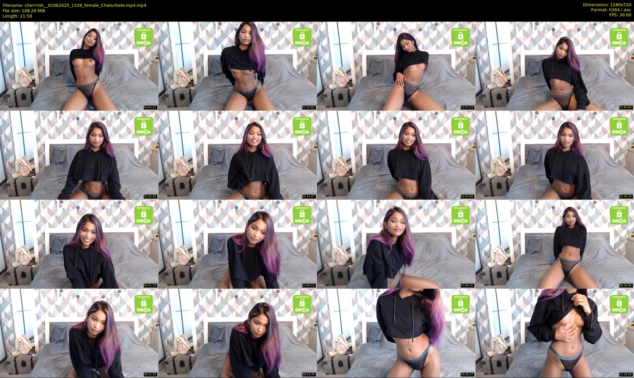 cherrrish_ — 12 minute Chaturbate female cam show recording, 720p, Jun 1, 2020