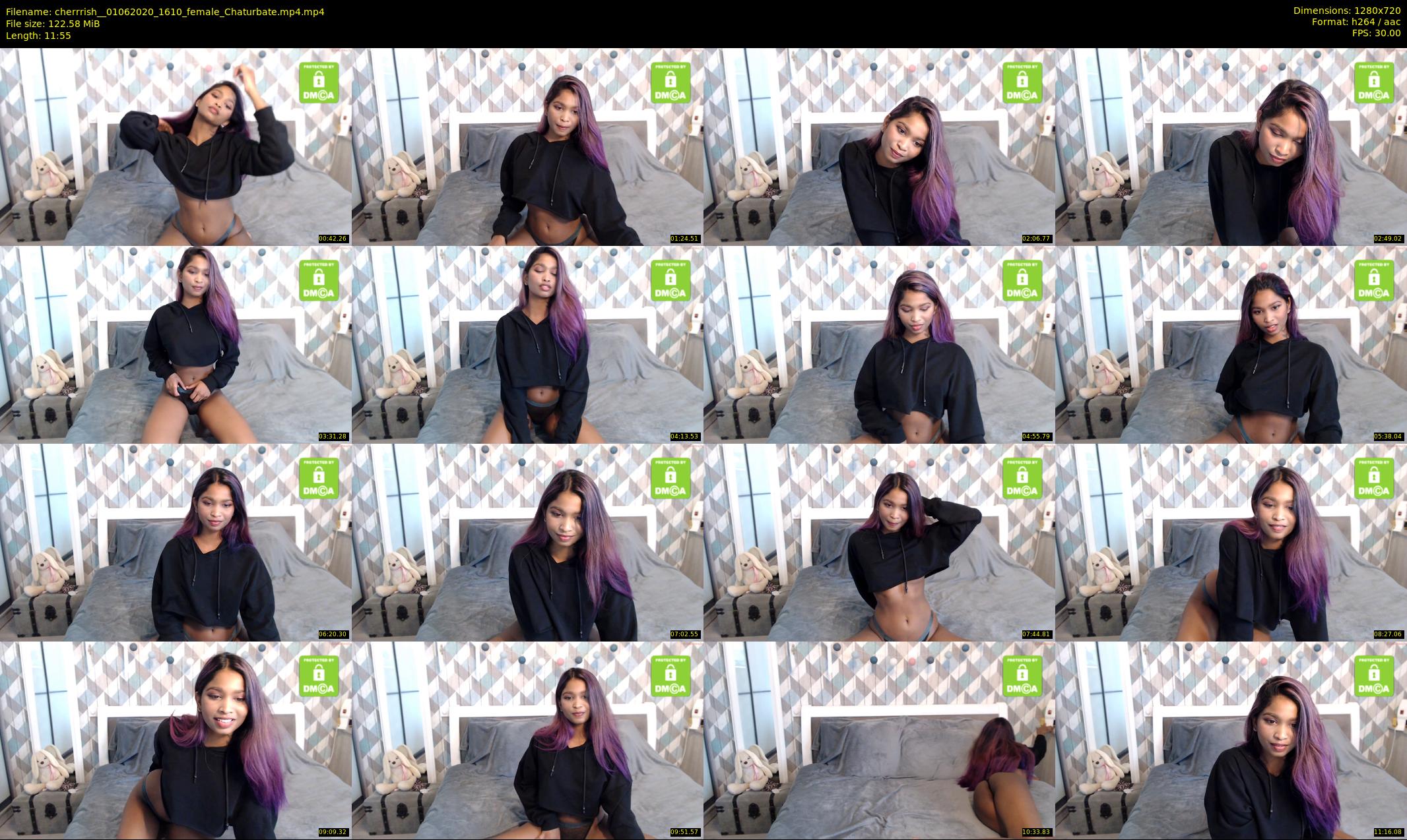 cherrrish_ — 12 minute Chaturbate female cam show recording, 720p, Jun 1, 2020