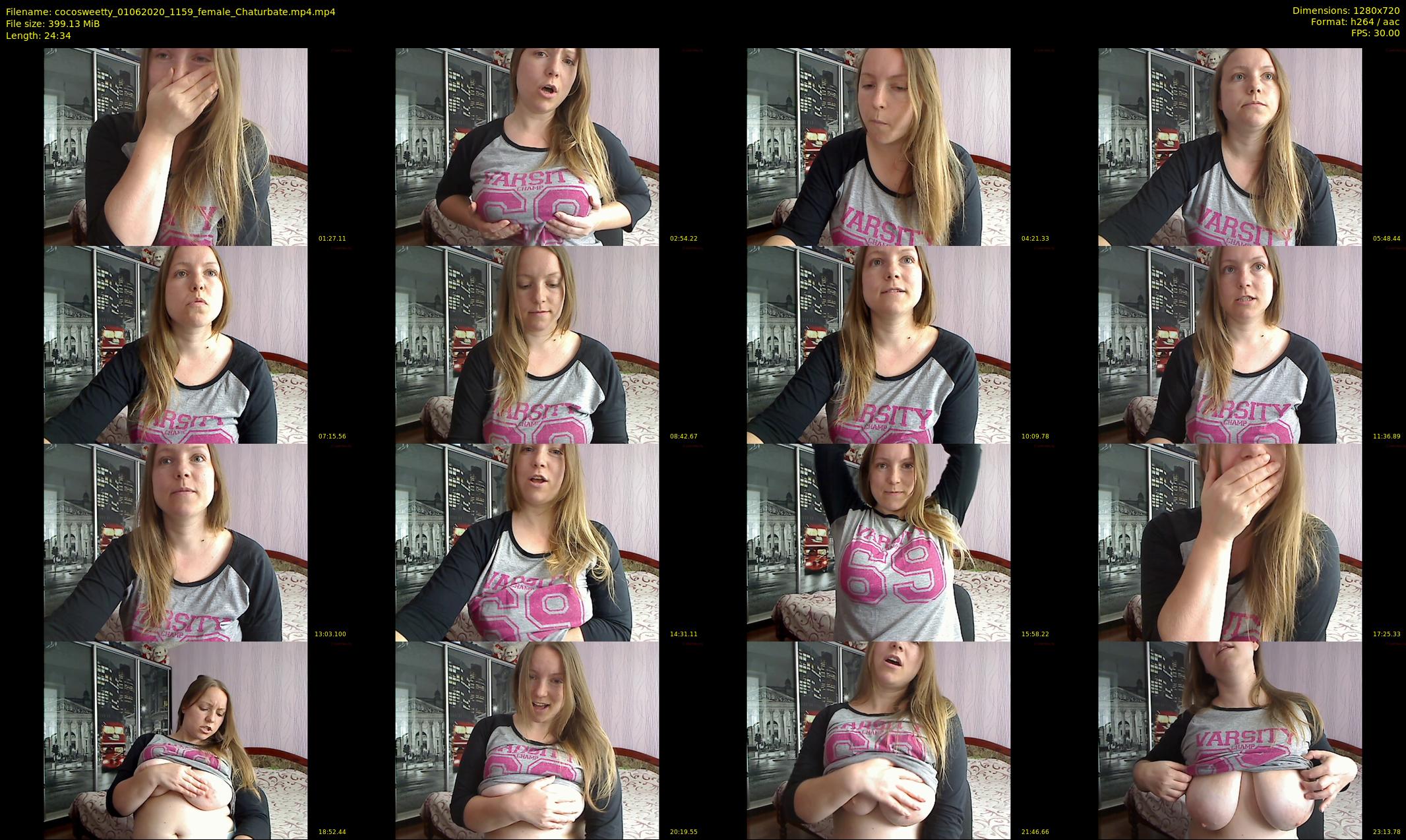 cocosweetty — 25 minute Chaturbate female cam show recording, 720p, Jun 1, 2020