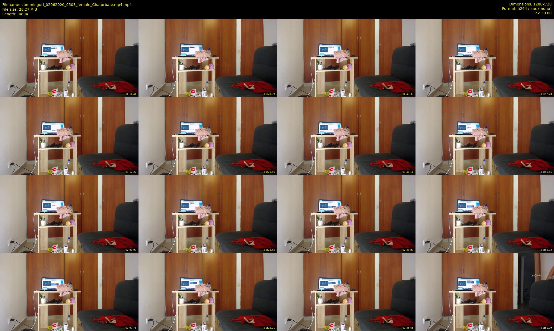 cummingurl — 5 minute Chaturbate couple cam show recording, 720p, Jun 2, 2020