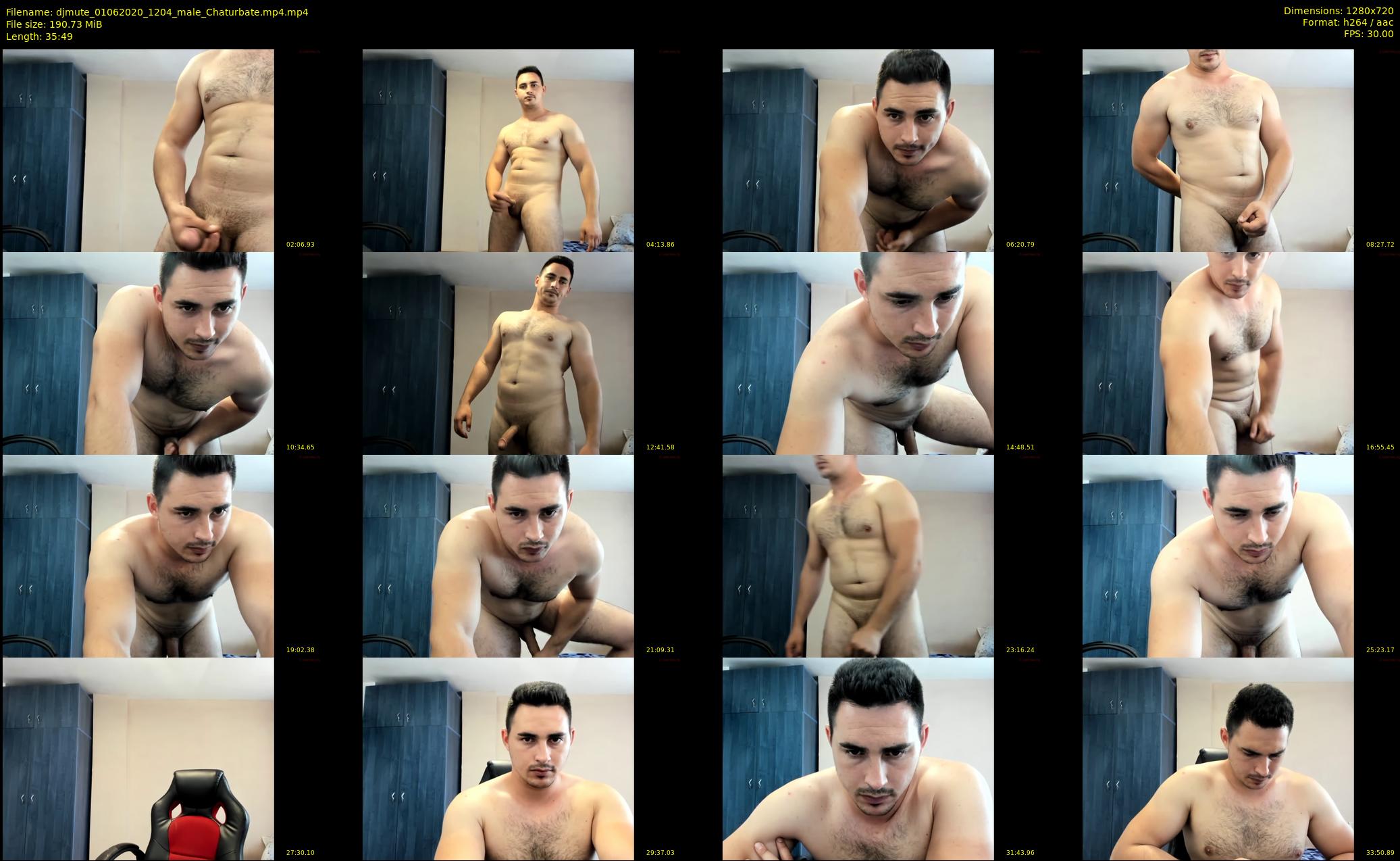 djmute — 36 minute Chaturbate male cam show recording, 720p, Jun 1, 2020