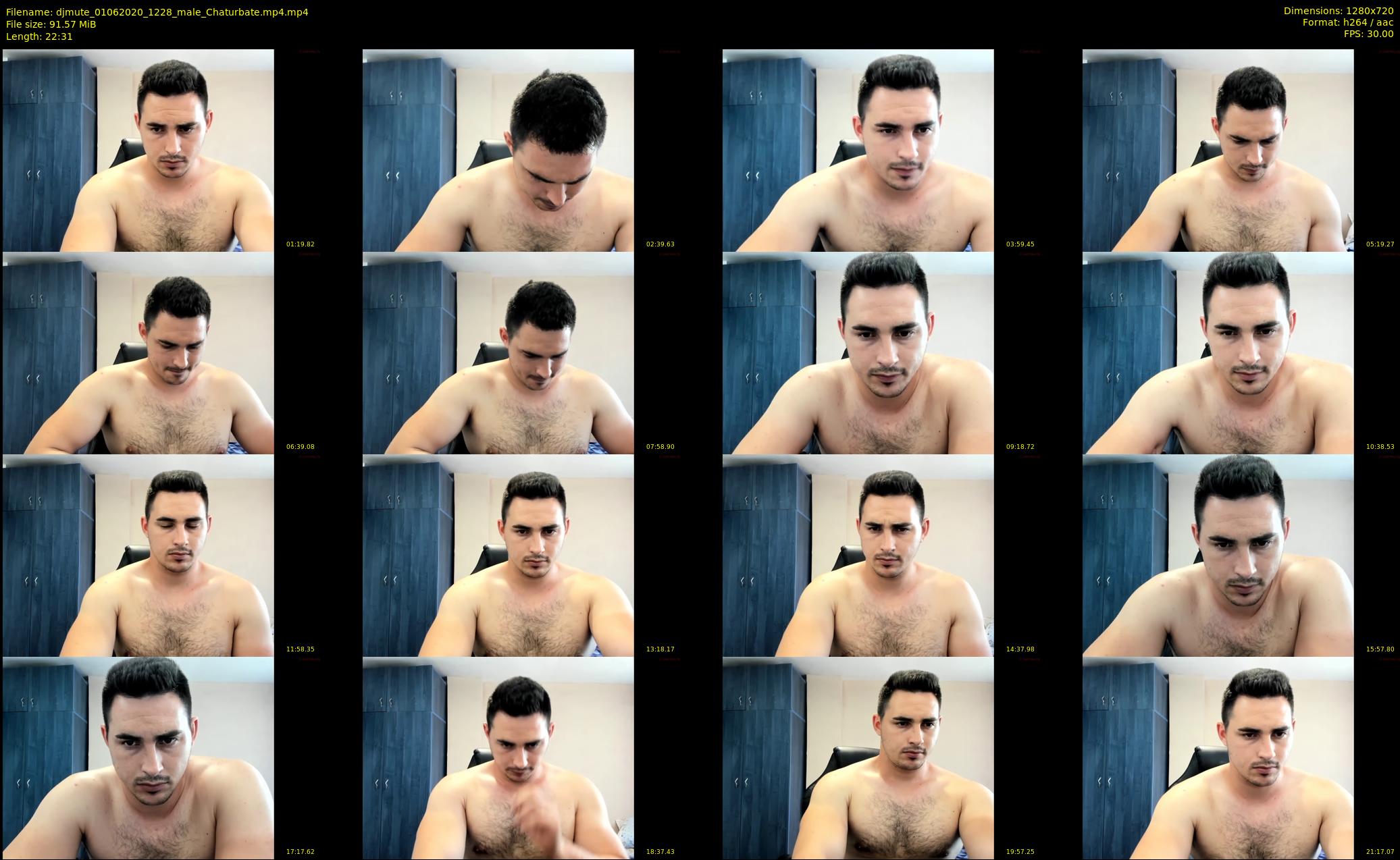 djmute — 23 minute Chaturbate male cam show recording, 720p, Jun 1, 2020