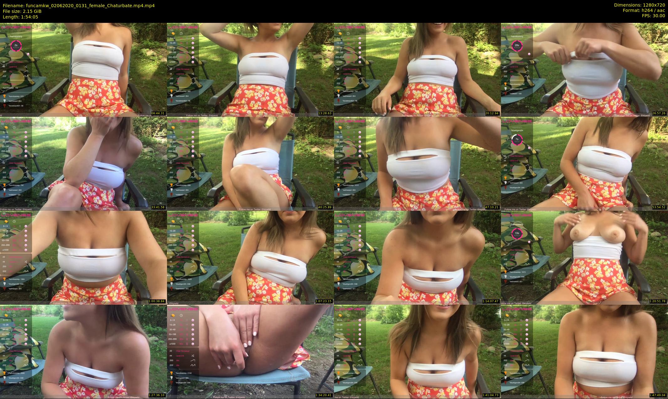 funcamkw — 115 minute Chaturbate female cam show recording, 720p, Jun 2, 2020