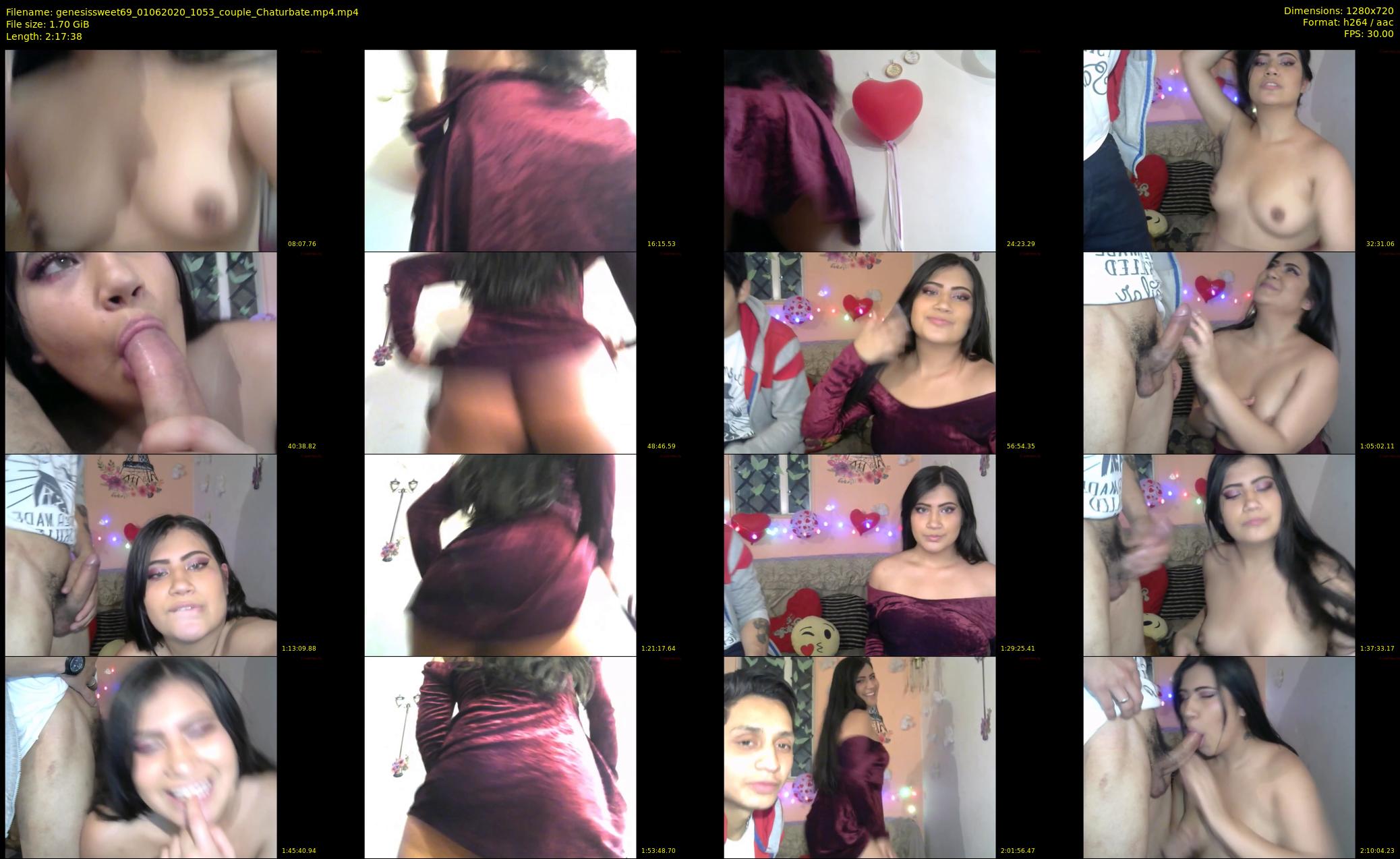 genesissweet69 — 138 minute Chaturbate couple cam show recording, 720p, Jun 1, 2020
