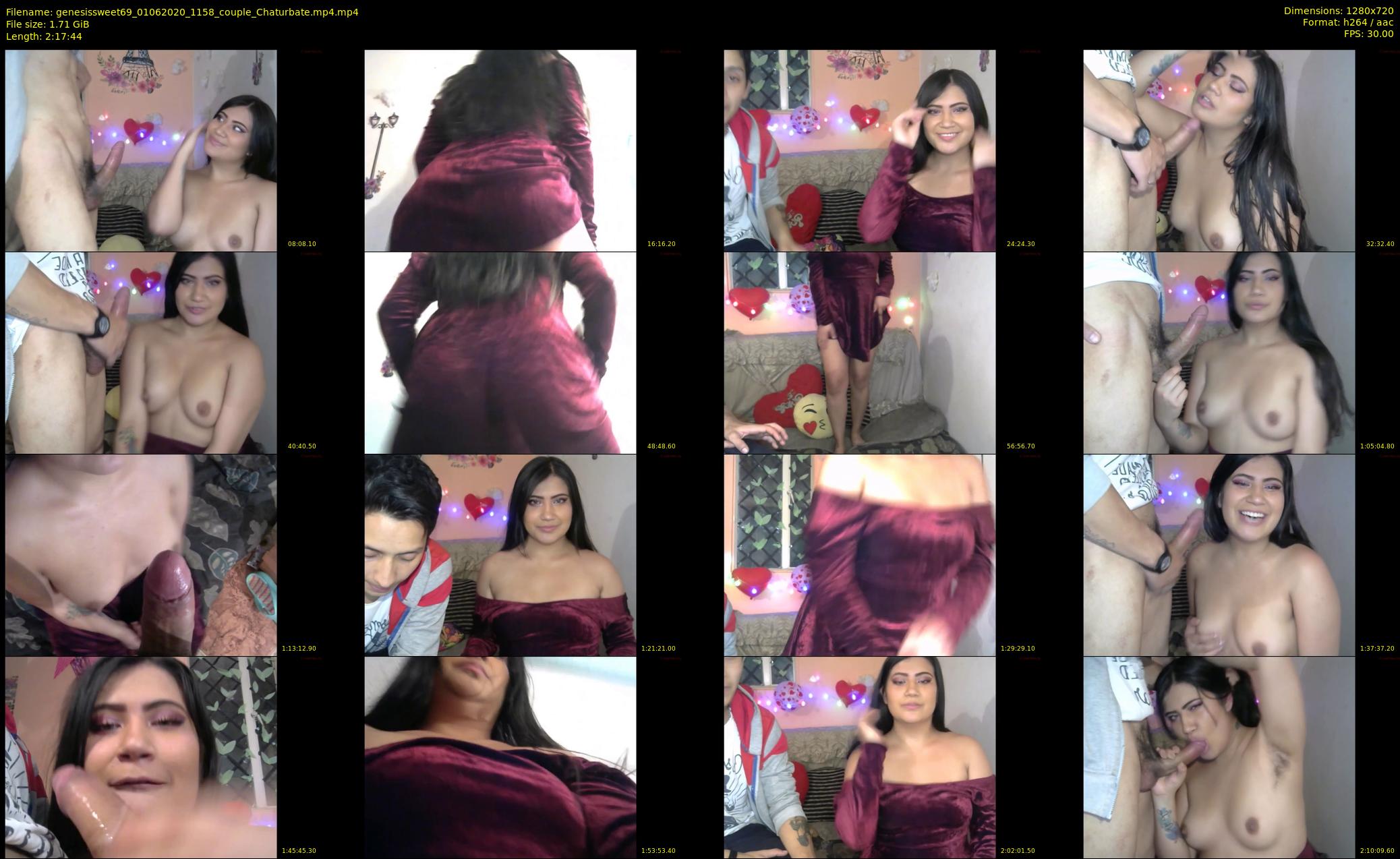 genesissweet69 — 138 minute Chaturbate couple cam show recording, 720p, Jun 1, 2020
