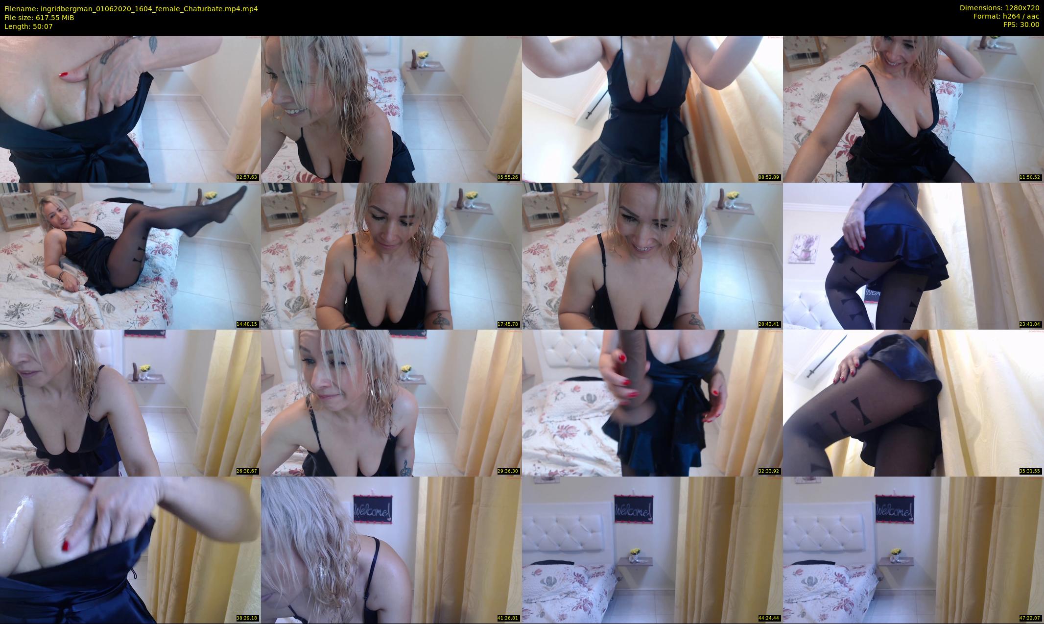 ingridbergman — 51 minute Chaturbate female cam show recording, 720p, Jun 1, 2020