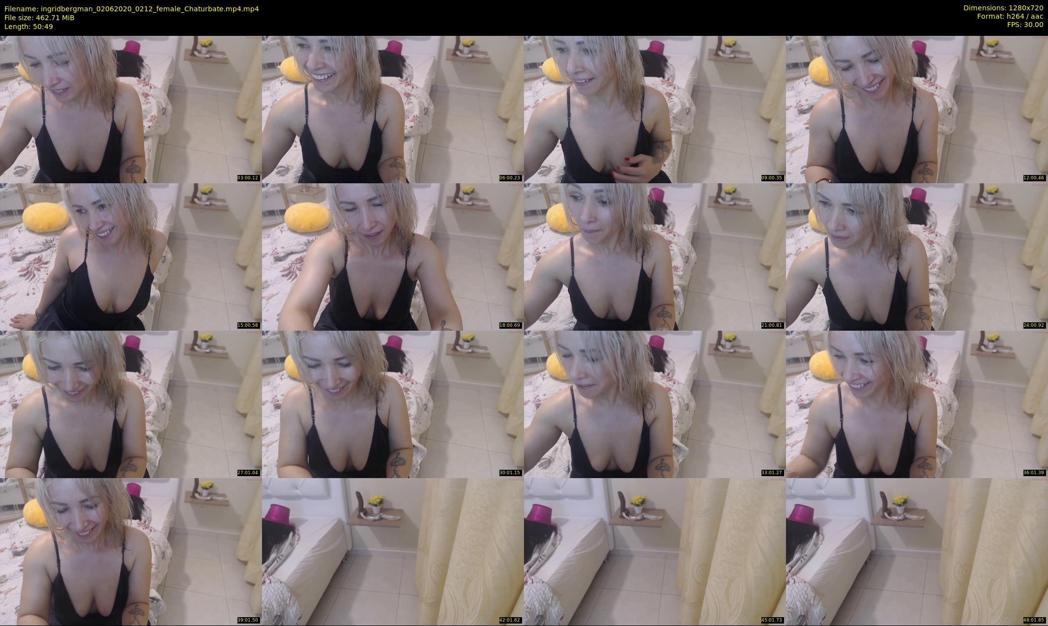 ingridbergman — 51 minute Chaturbate female cam show recording, 720p, Jun 2, 2020