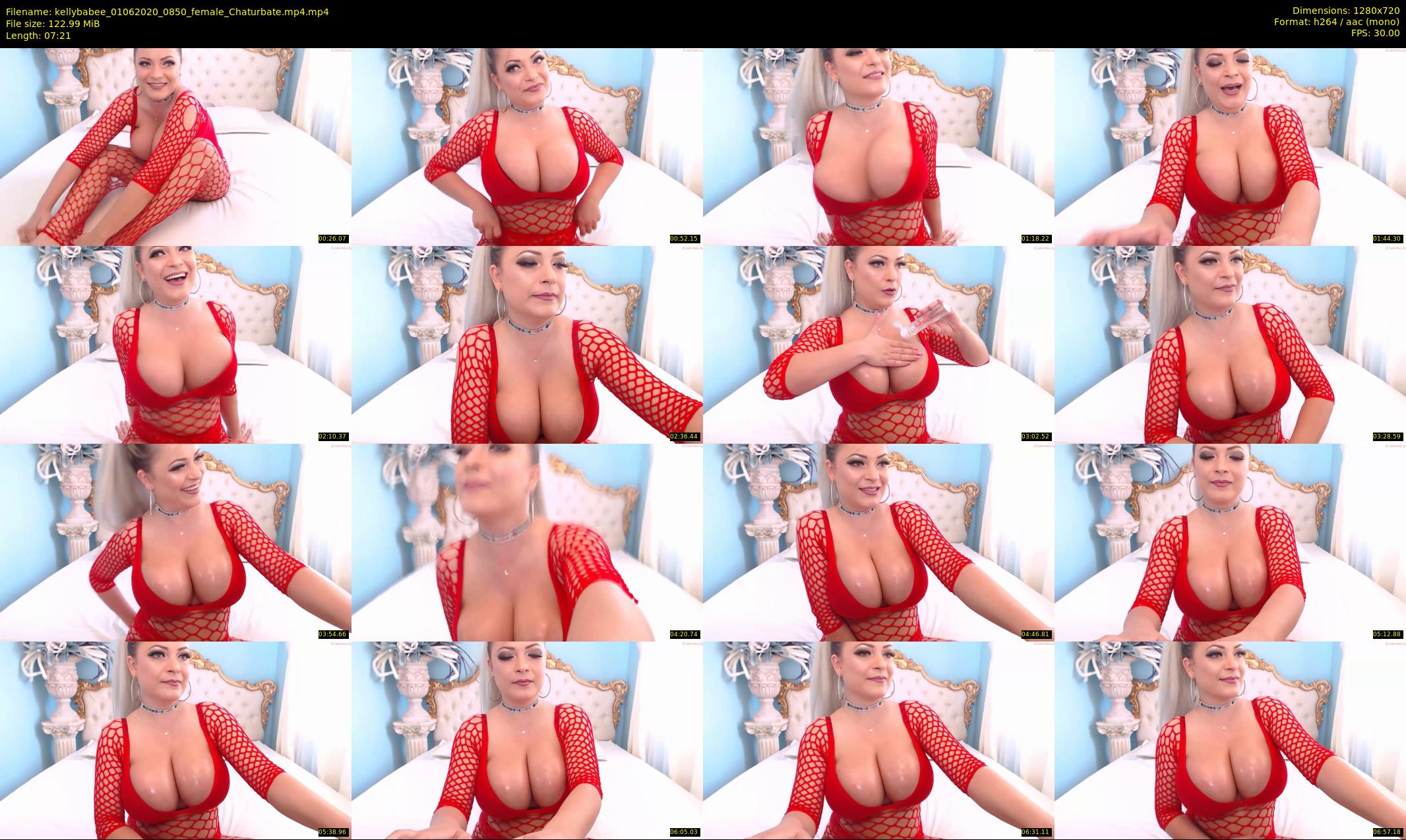 kellybabee — 8 minute Chaturbate female cam show recording, 720p, Jun 1, 2020