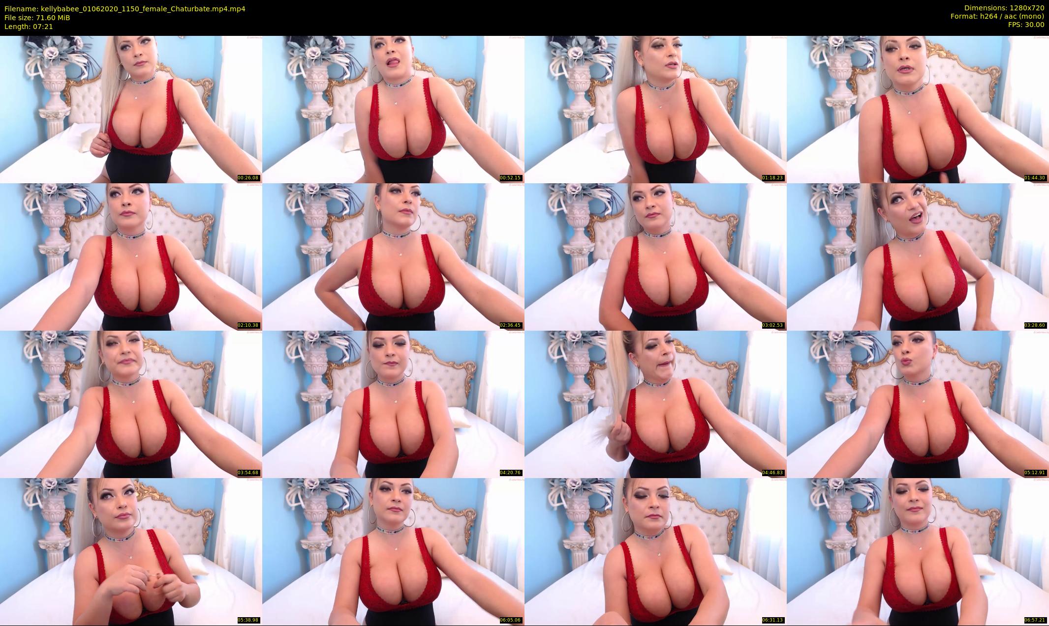 kellybabee — 8 minute Chaturbate female cam show recording, 720p, Jun 1, 2020