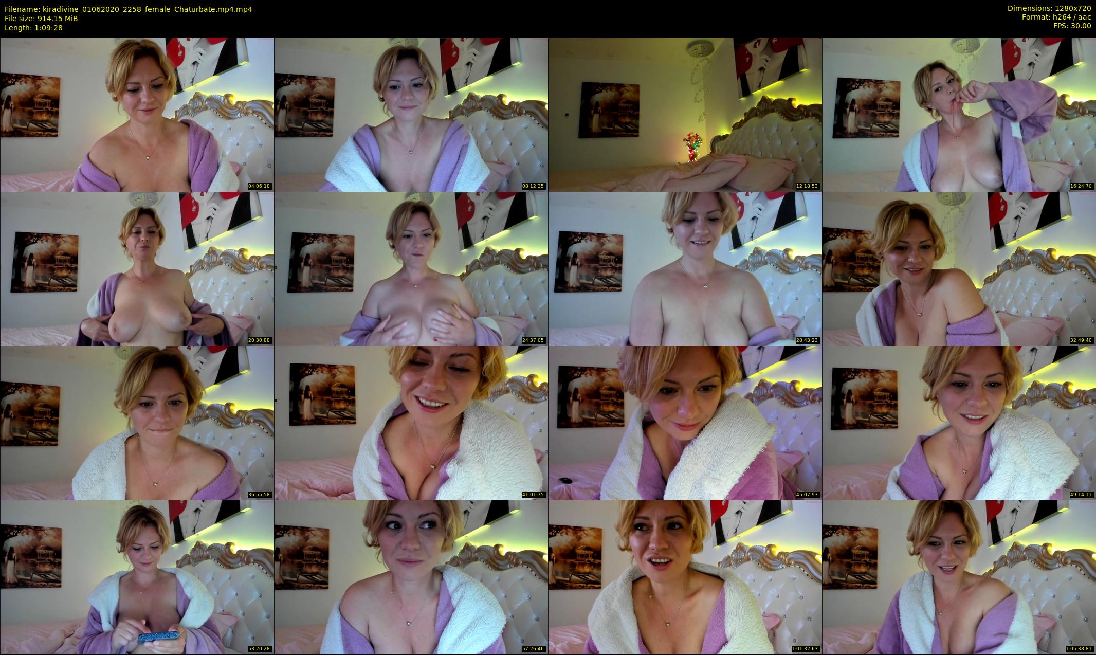 kiradivine — 70 minute Chaturbate female cam show recording, 720p, Jun 1, 2020