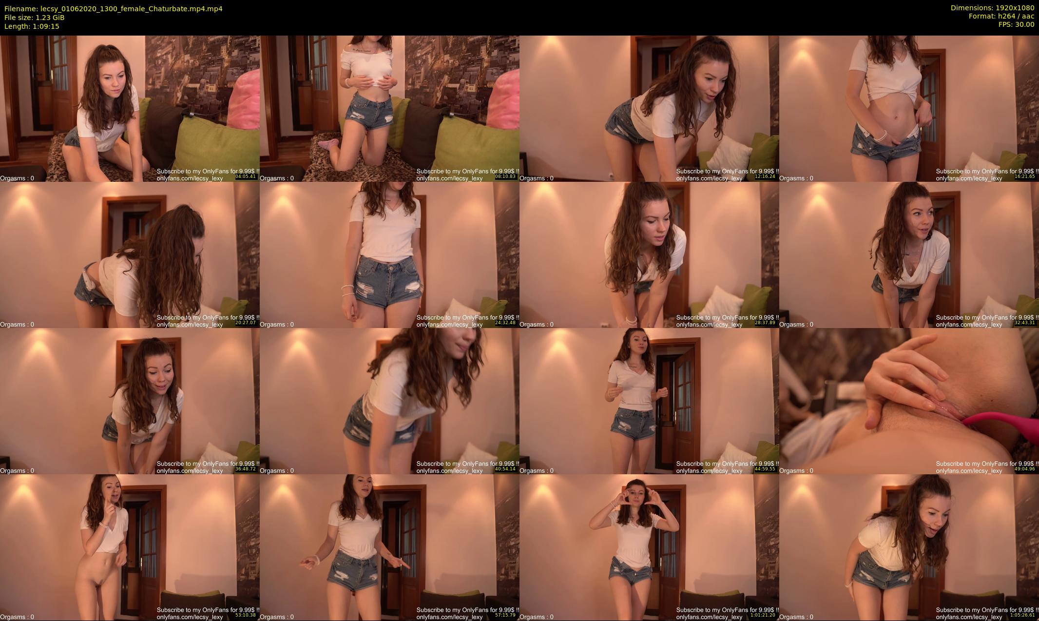 lecsy — 70 minute Chaturbate female cam show recording, 1080p, Jun 1, 2020