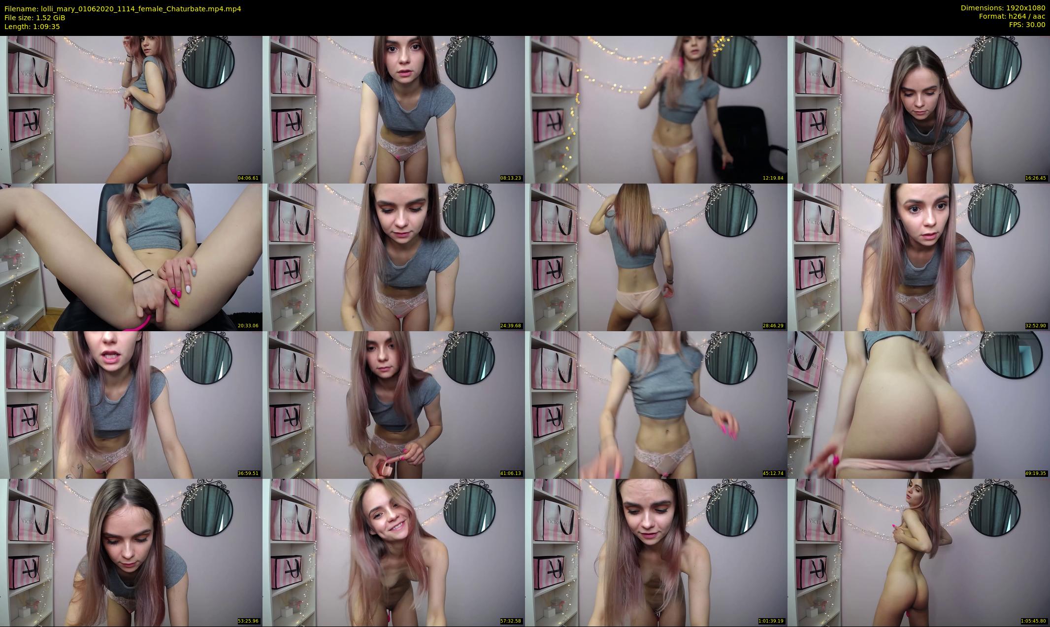 lolli_mary — 70 minute Chaturbate female cam show recording, 1080p, Jun 1, 2020