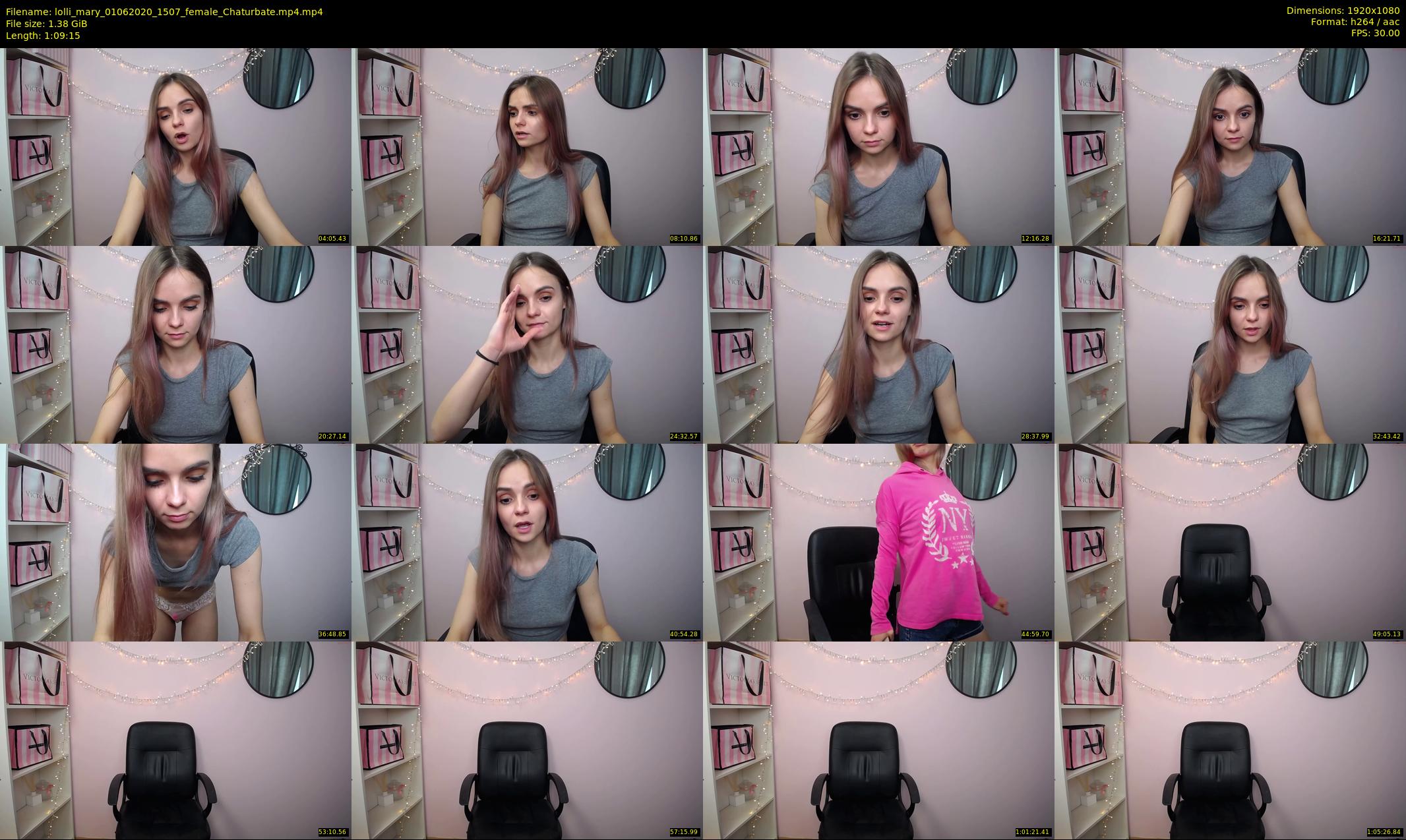 lolli_mary — 70 minute Chaturbate female cam show recording, 1080p, Jun 1, 2020