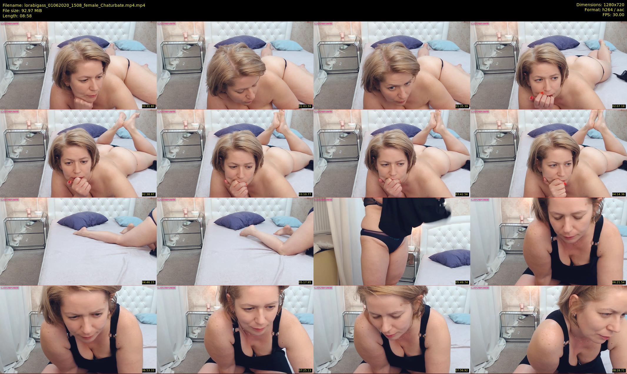 lorabigass — 9 minute Chaturbate female cam show recording, 720p, Jun 1, 2020