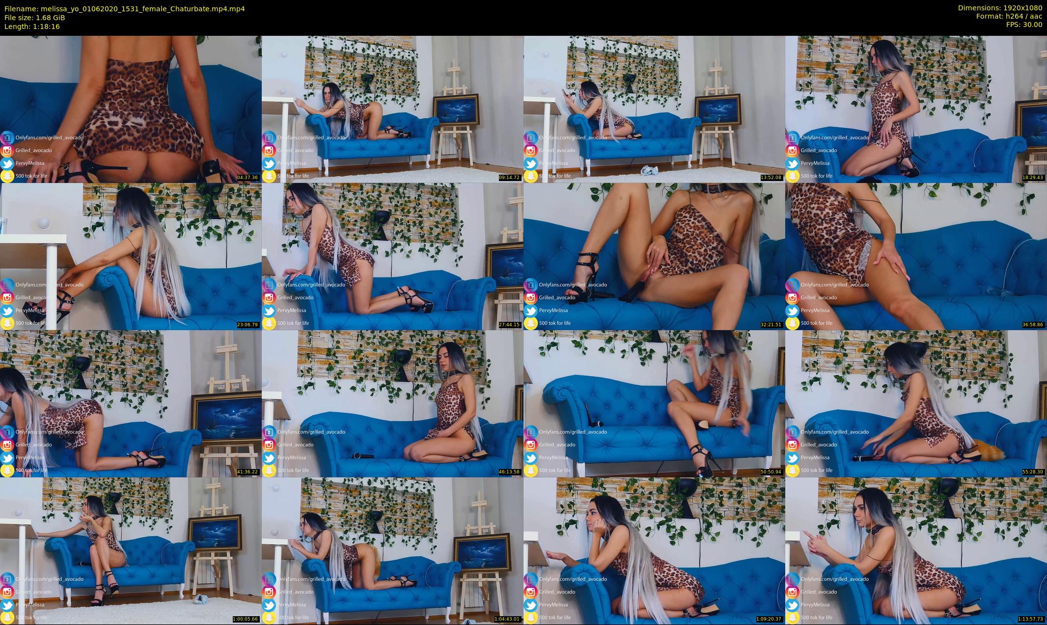 melissa_yo — 79 minute Chaturbate female cam show recording, 1080p, Jun 1, 2020