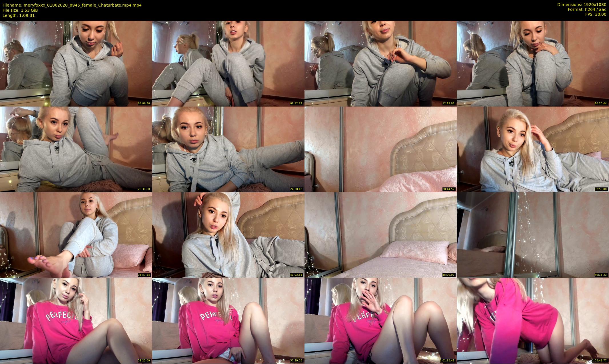 meryfoxxx — 70 minute Chaturbate female cam show recording, 1080p, Jun 1, 2020