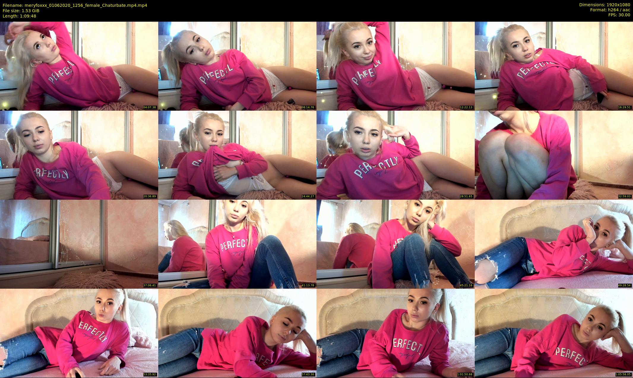 meryfoxxx — 70 minute Chaturbate female cam show recording, 1080p, Jun 1, 2020