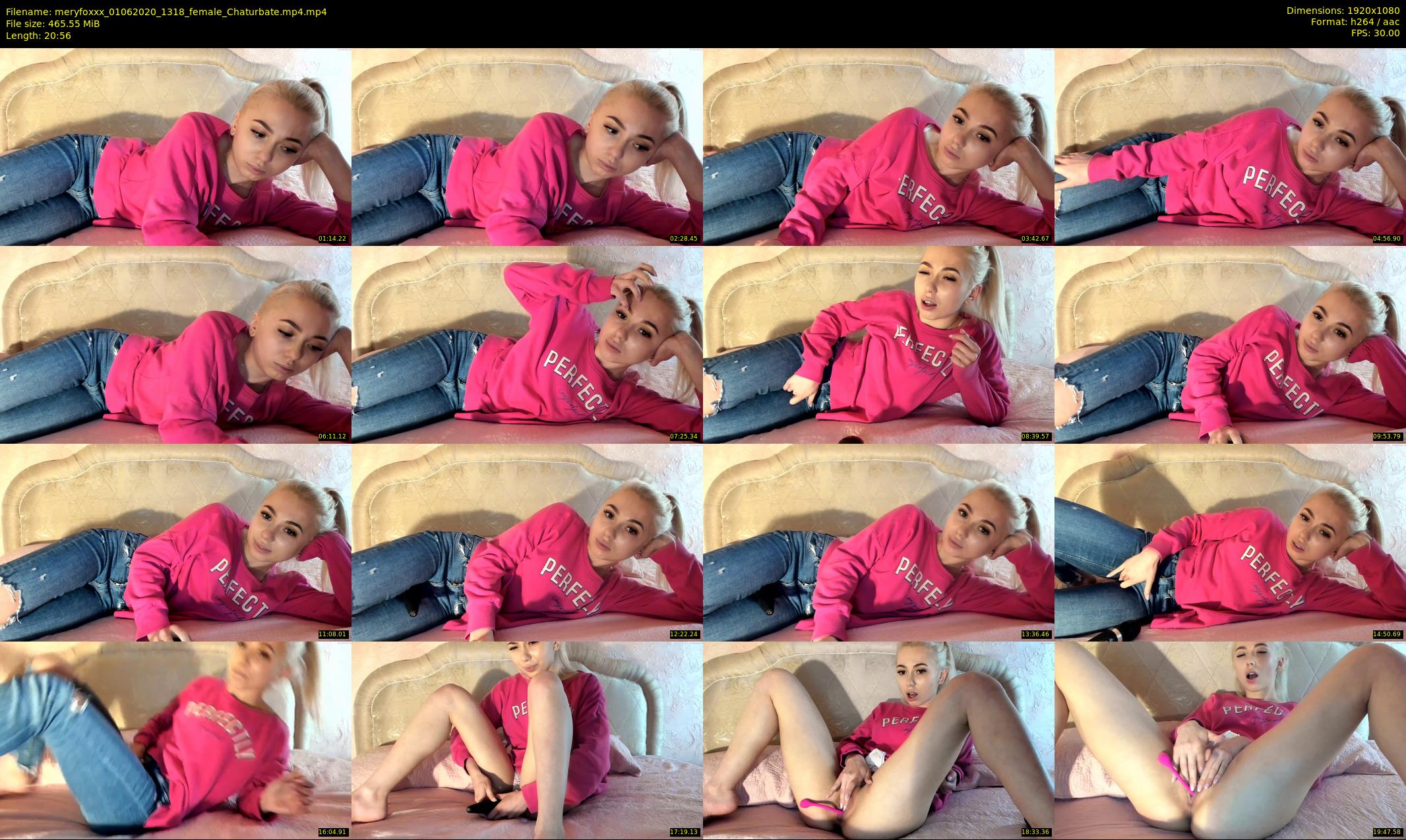 meryfoxxx — 21 minute Chaturbate female cam show recording, 1080p, Jun 1, 2020