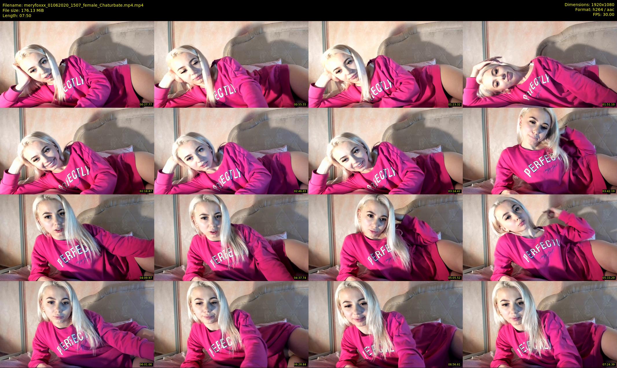 meryfoxxx — 8 minute Chaturbate female cam show recording, 1080p, Jun 1, 2020