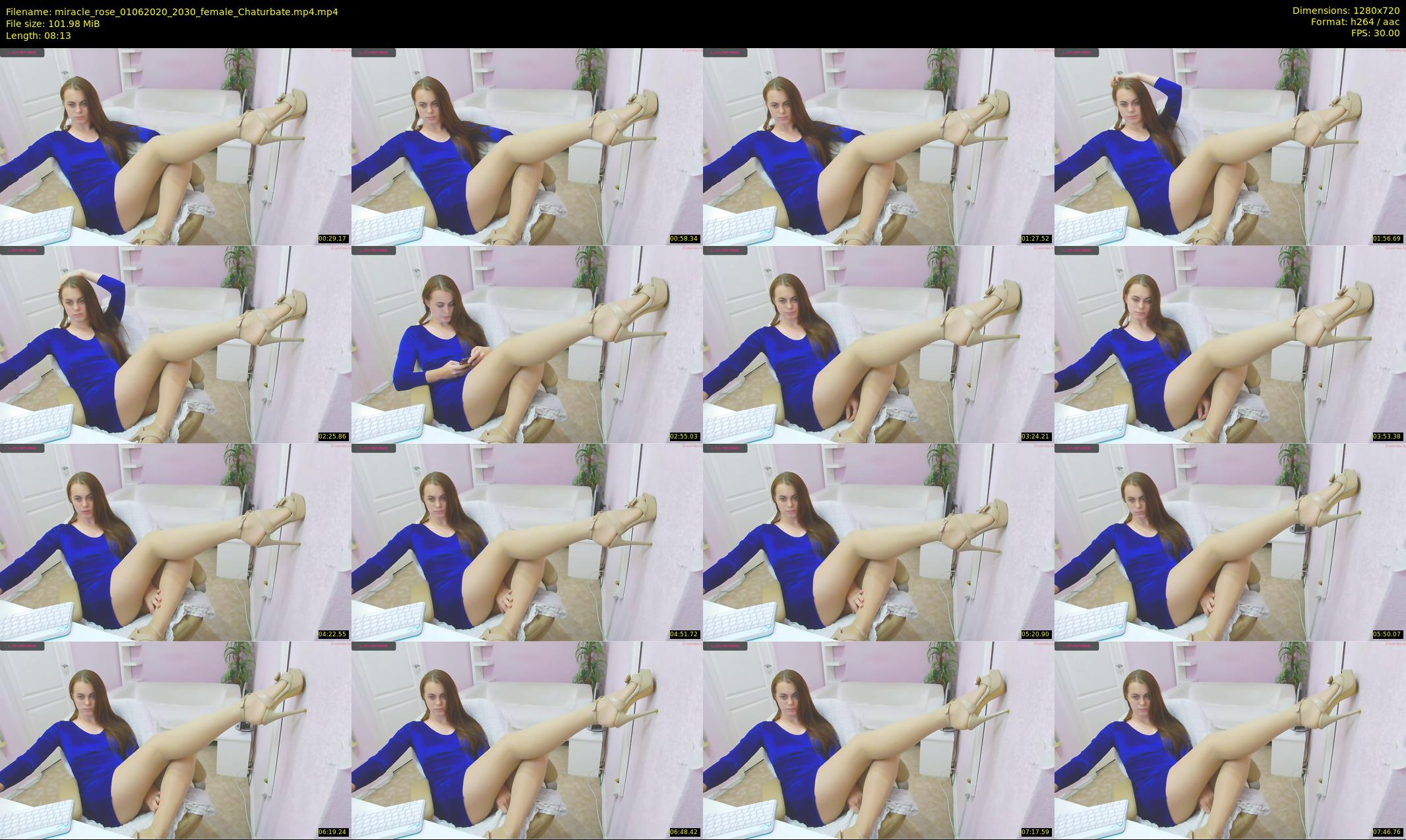 miracle_rose — 9 minute Chaturbate female cam show recording, 720p, Jun 1, 2020
