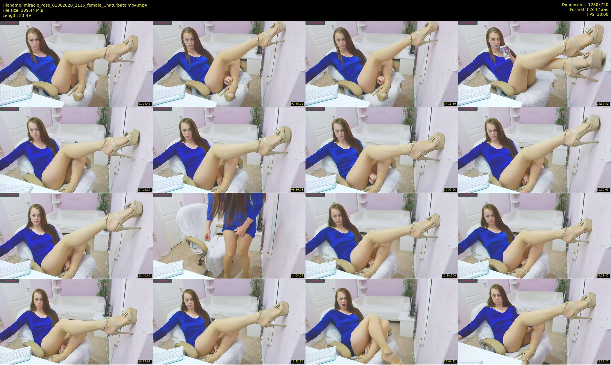 miracle_rose — 24 minute Chaturbate female cam show recording, 720p, Jun 1, 2020