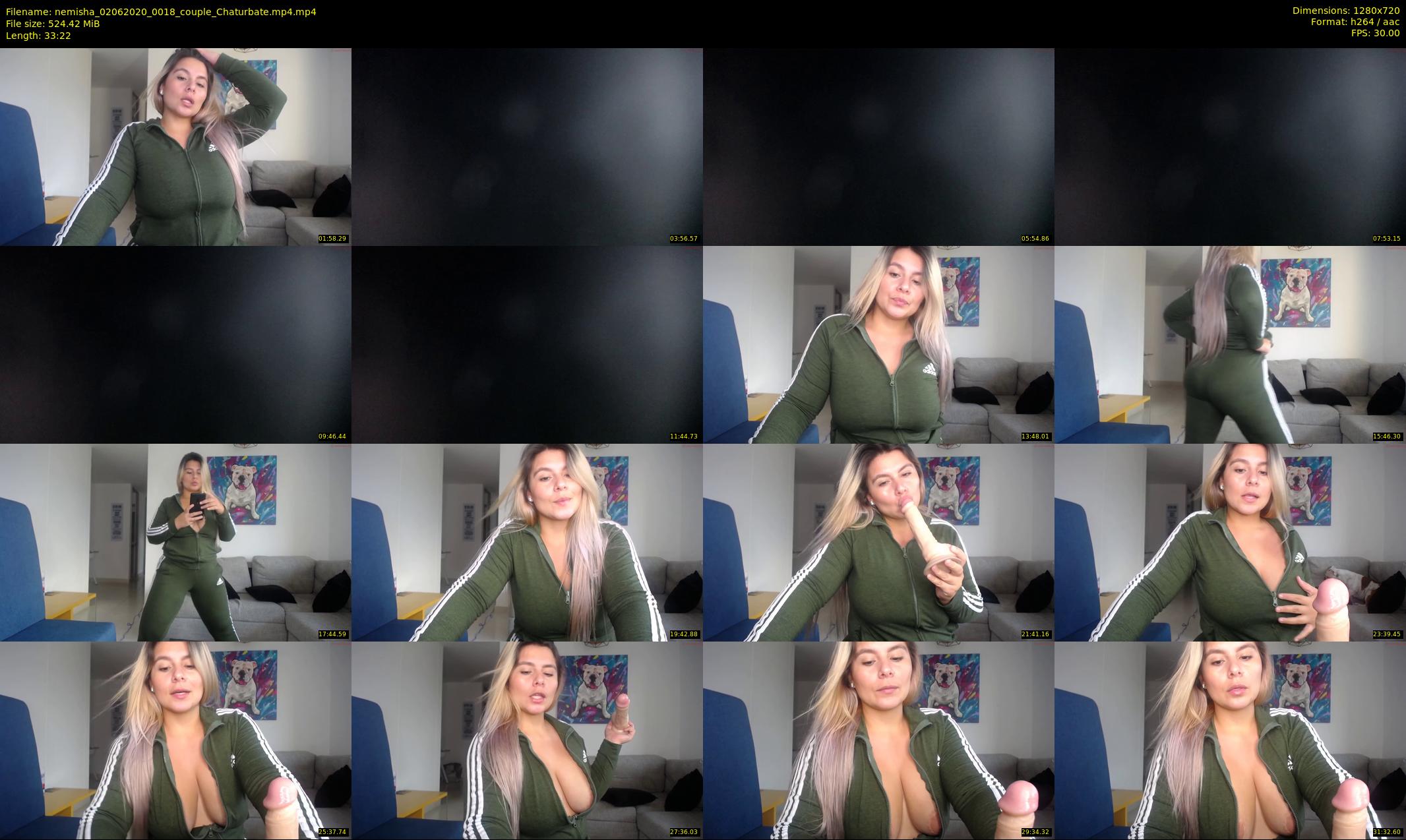nemisha — 34 minute Chaturbate female cam show recording, 720p, Jun 2, 2020