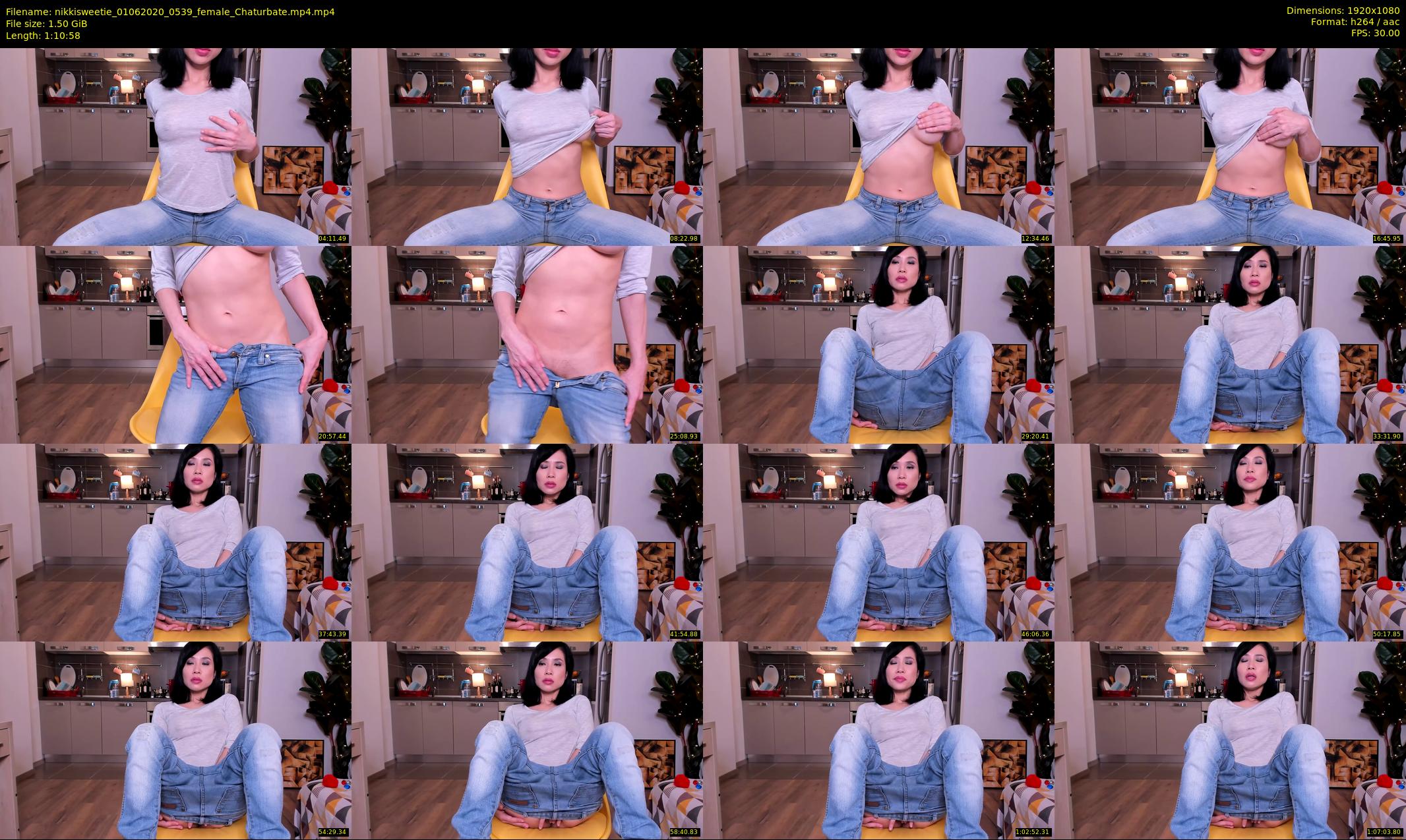 nikkisweetie — 71 minute Chaturbate female cam show recording, 1080p, Jun 1, 2020